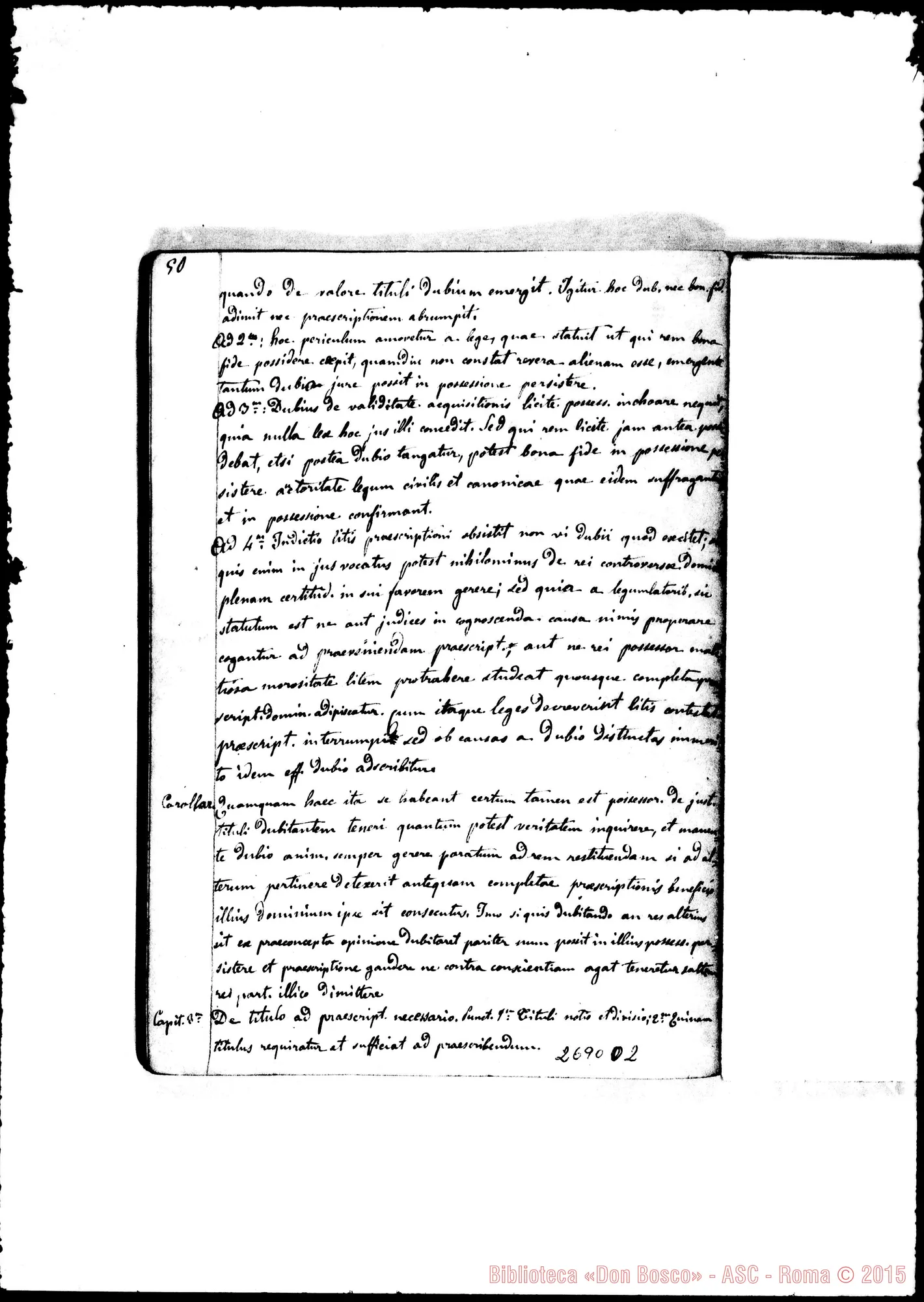 Fotogramma D 2 — 1859-60. «Quis ut Deus?» Quaderno 2