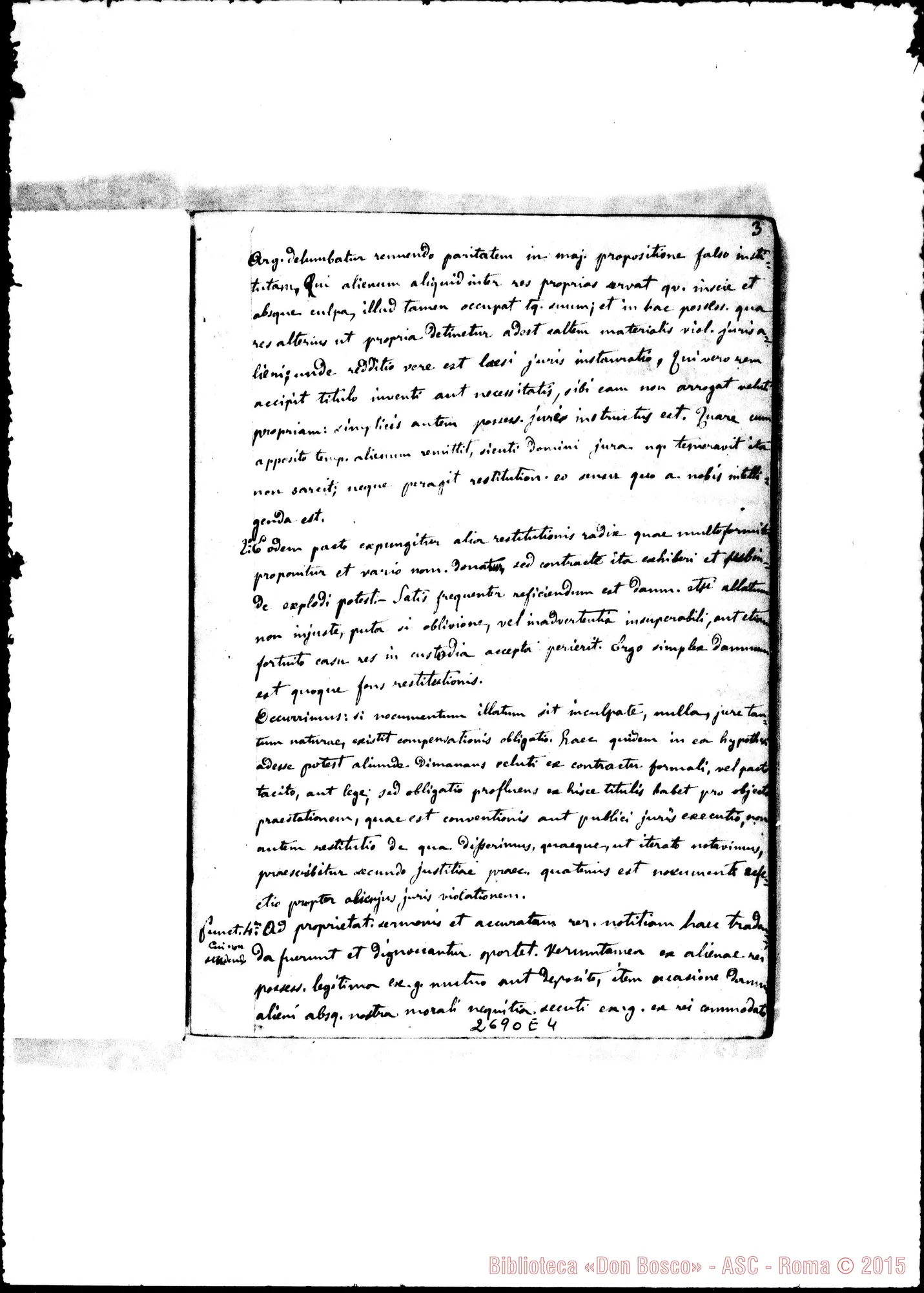 Fotogramma E 4 — 1859-60. «Quis ut Deus?» Quaderno 3