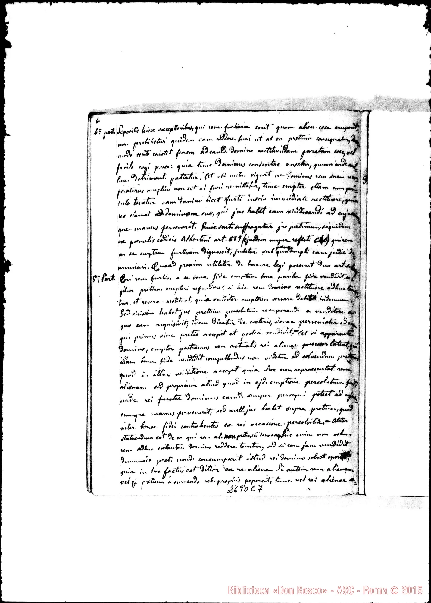 Fotogramma E 7 — 1859-60. «Quis ut Deus?» Quaderno 3