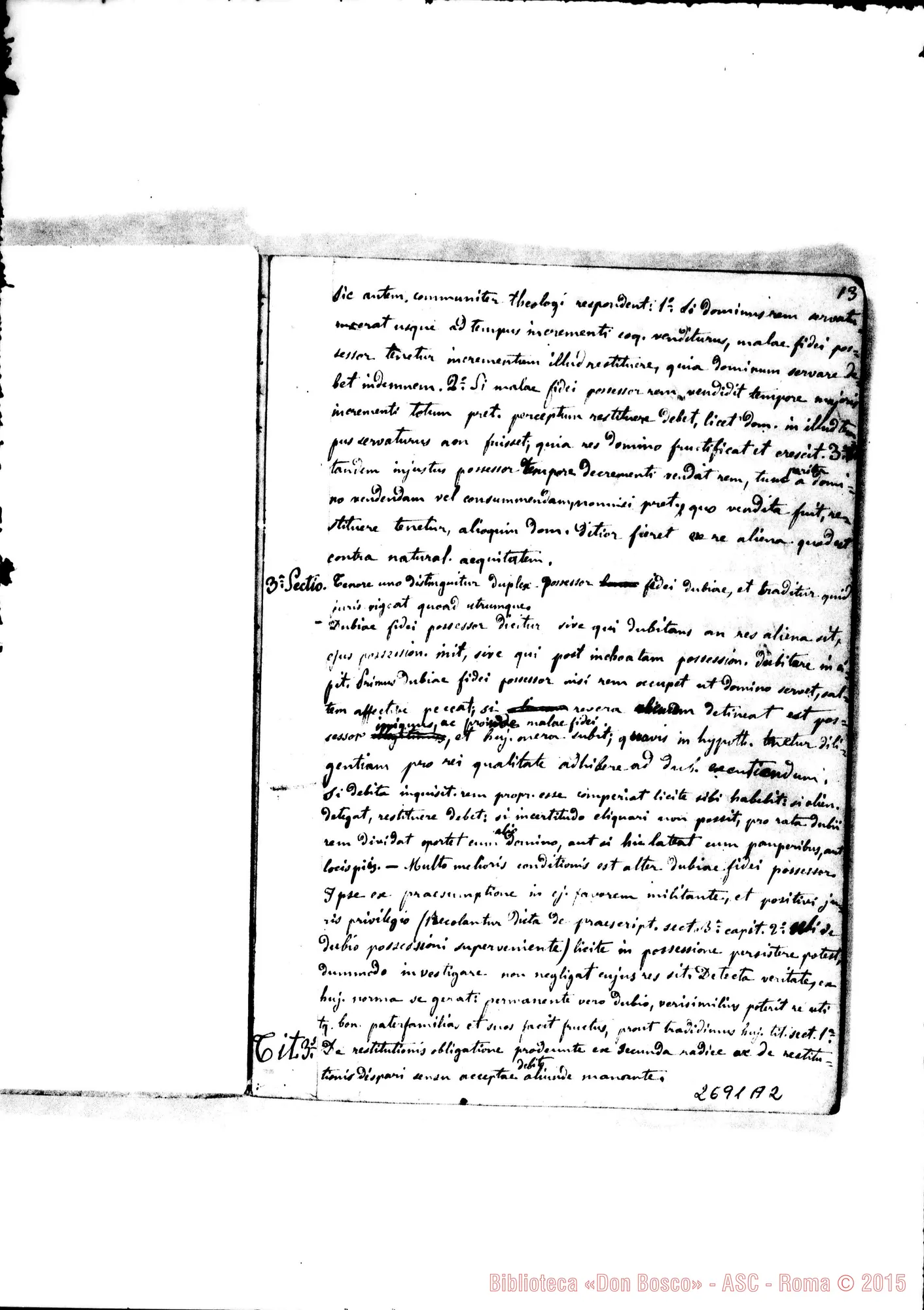 Fotogramma A 2 — 1859-60. «Quis ut Deus?» Quaderno 3