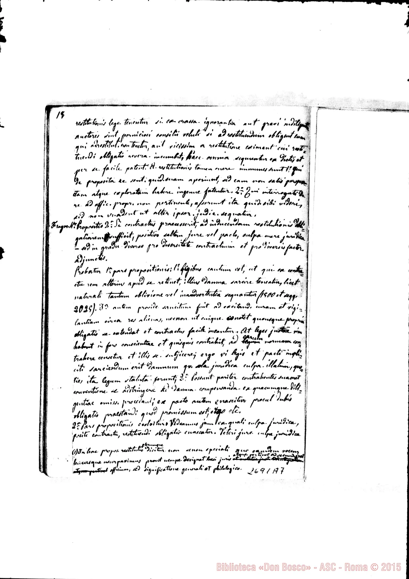 Fotogramma A 7 — 1859-60. «Quis ut Deus?» Quaderno 3