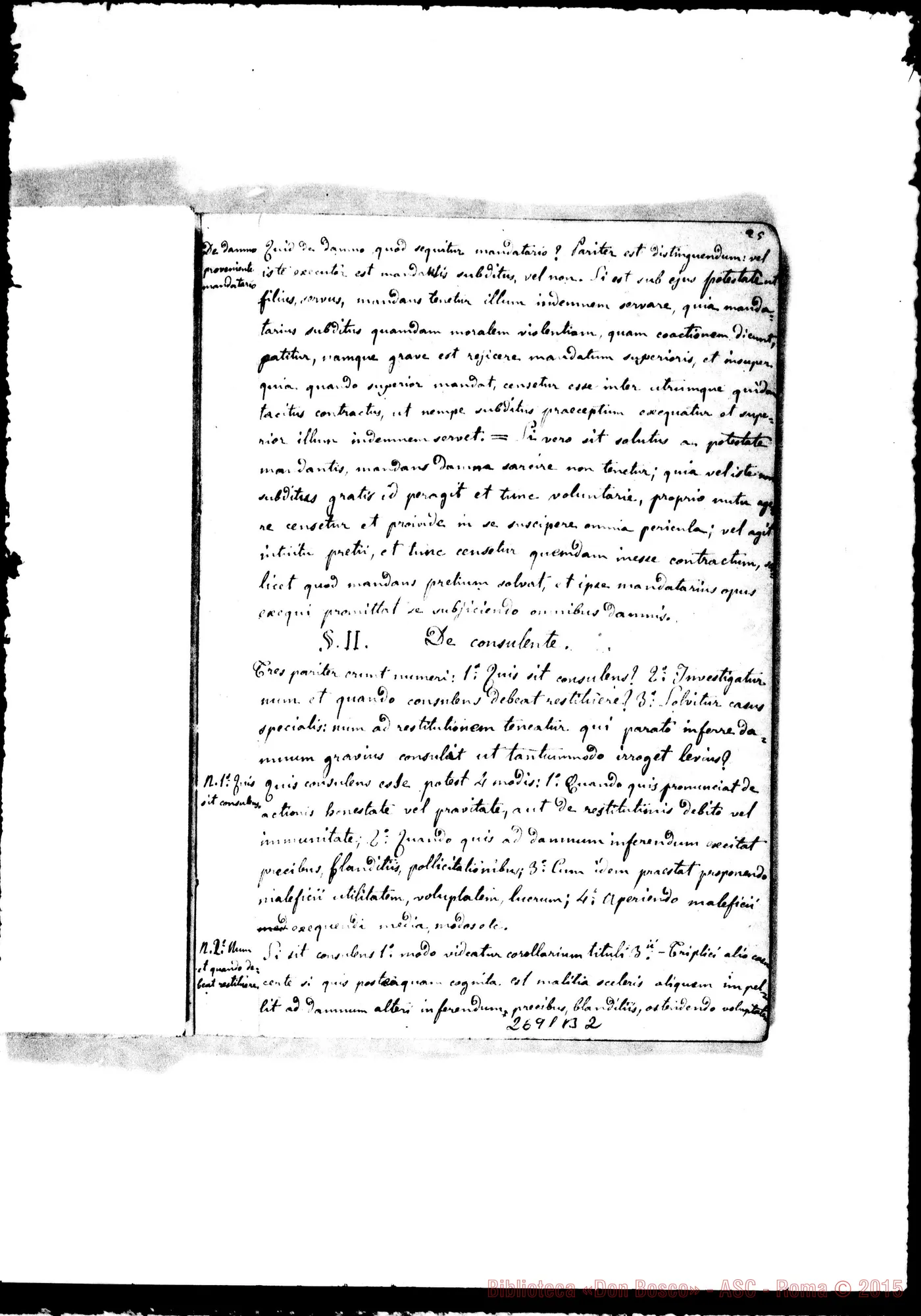 Fotogramma B 2 — 1859-60. «Quis ut Deus?» Quaderno 3