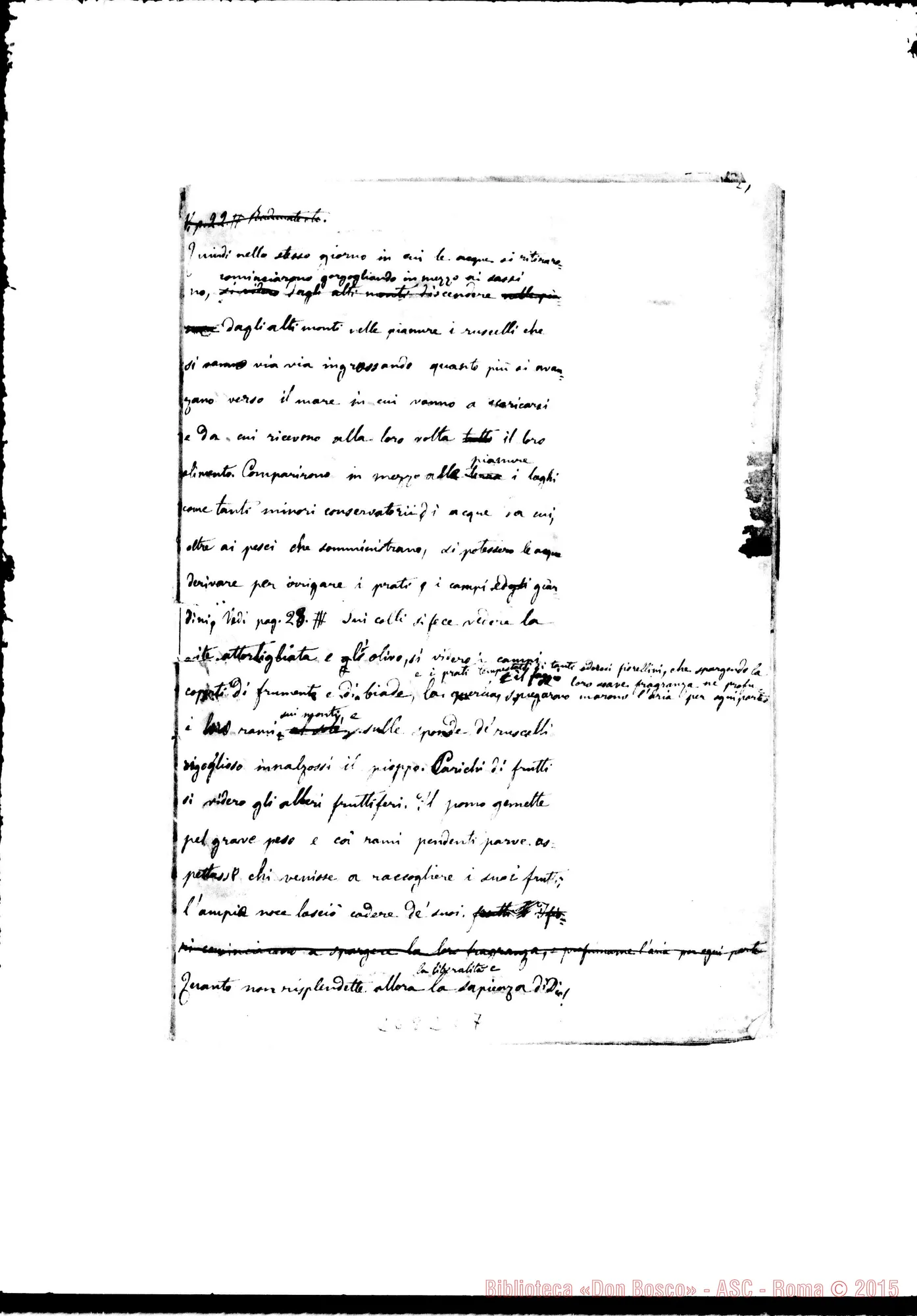 Fotogramma C 7 — Storia Sacra di Rua Michele. Quaderno 1. 1859
