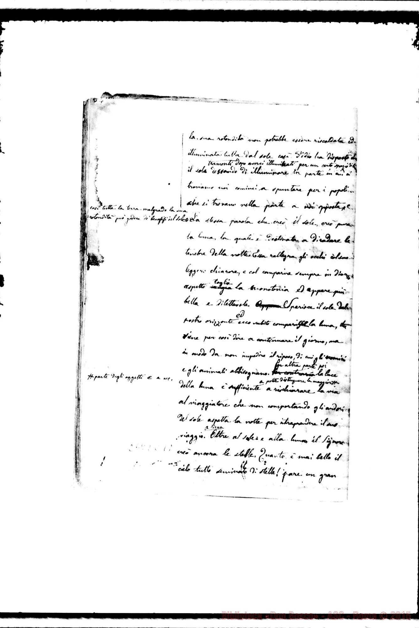 Fotogramma C 12 — Storia Sacra di Rua Michele. Quaderno 1. 1859