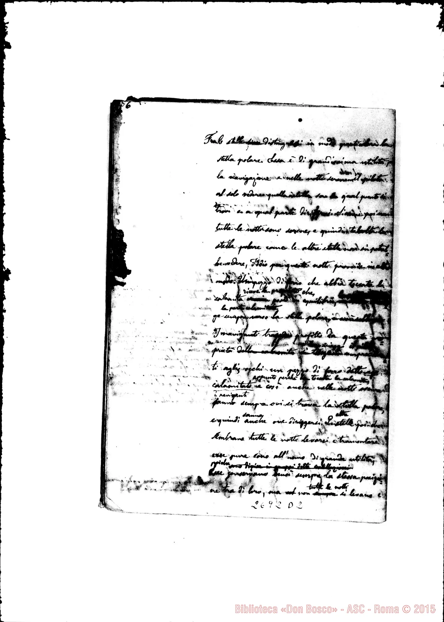 Fotogramma D 2 — Storia Sacra di Rua Michele. Quaderno 1. 1859