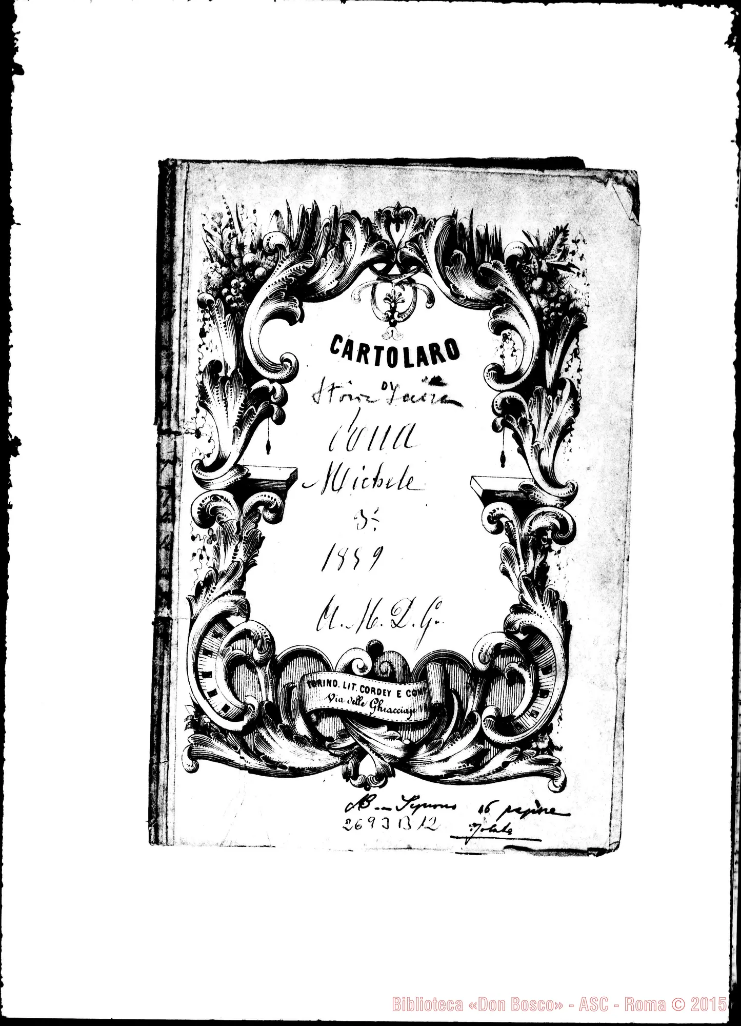 Fotogramma B 12 — Quaderno 3