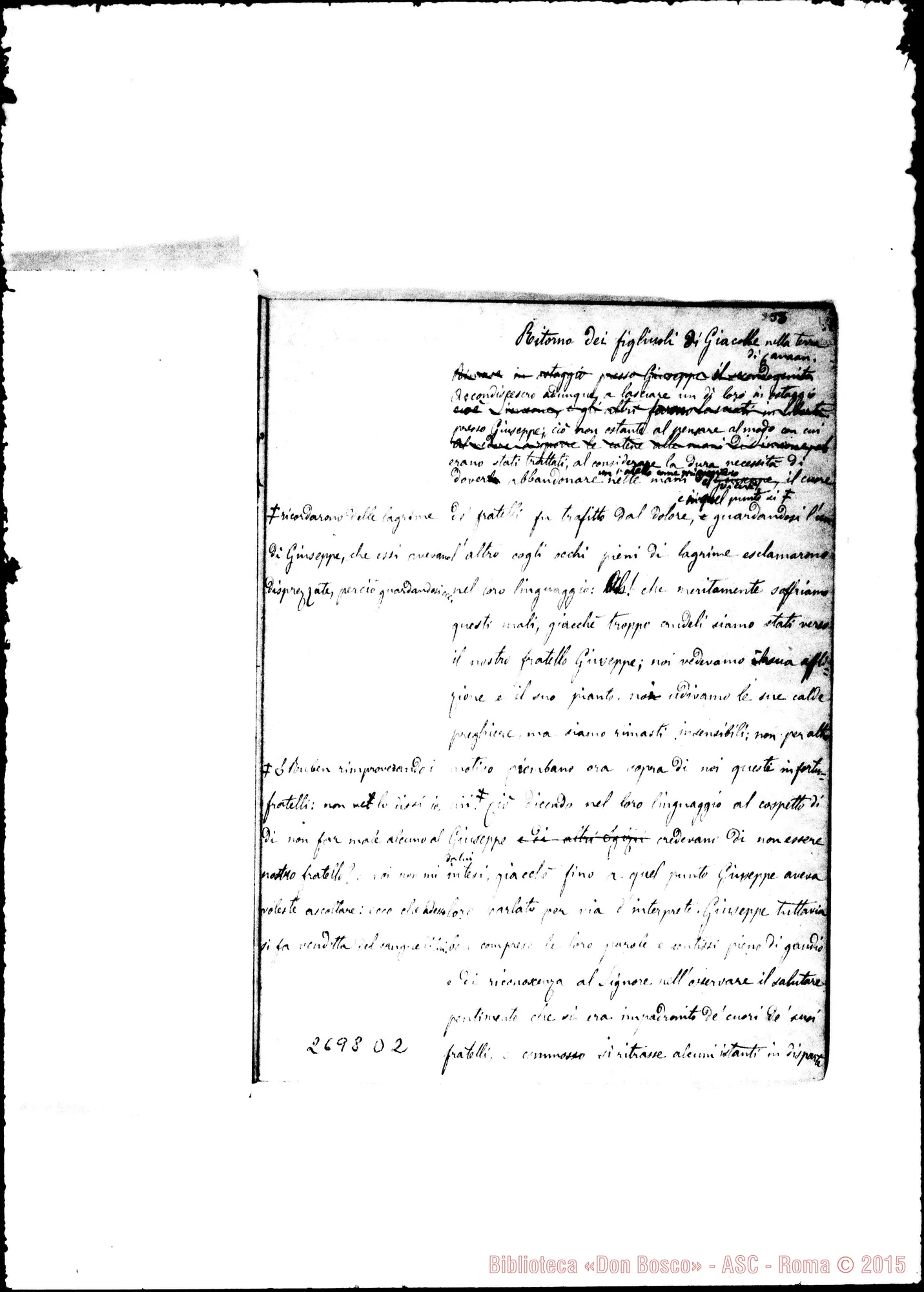 Fotogramma D 2 — Quaderno 6: Giuseppe-1