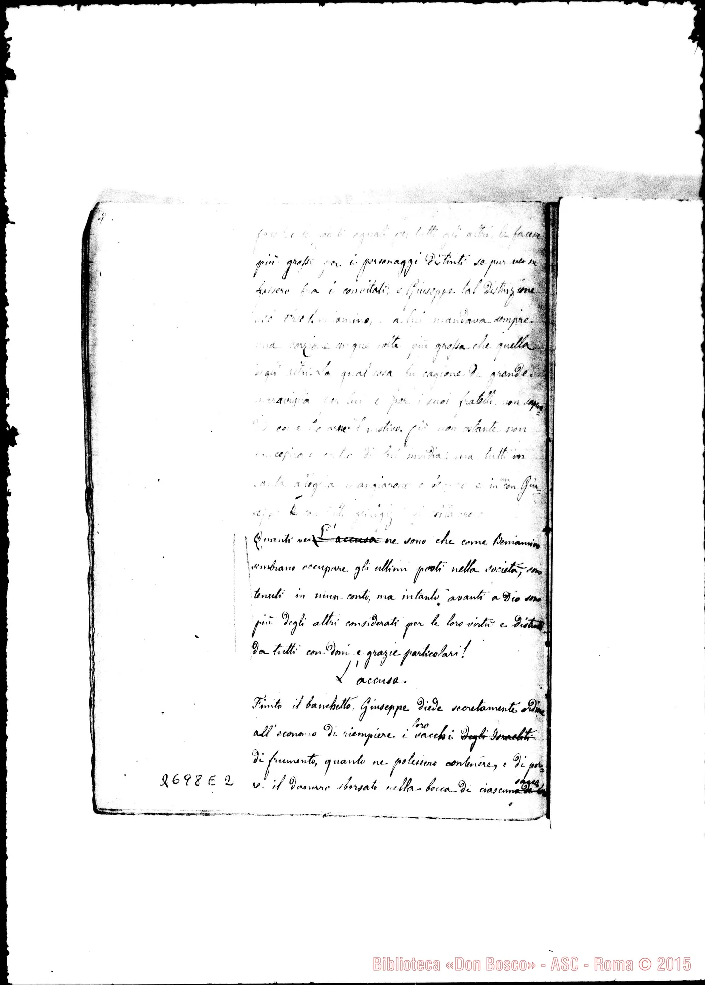 Fotogramma E 2 — Quaderno 7: Giuseppe-2, Giobbe