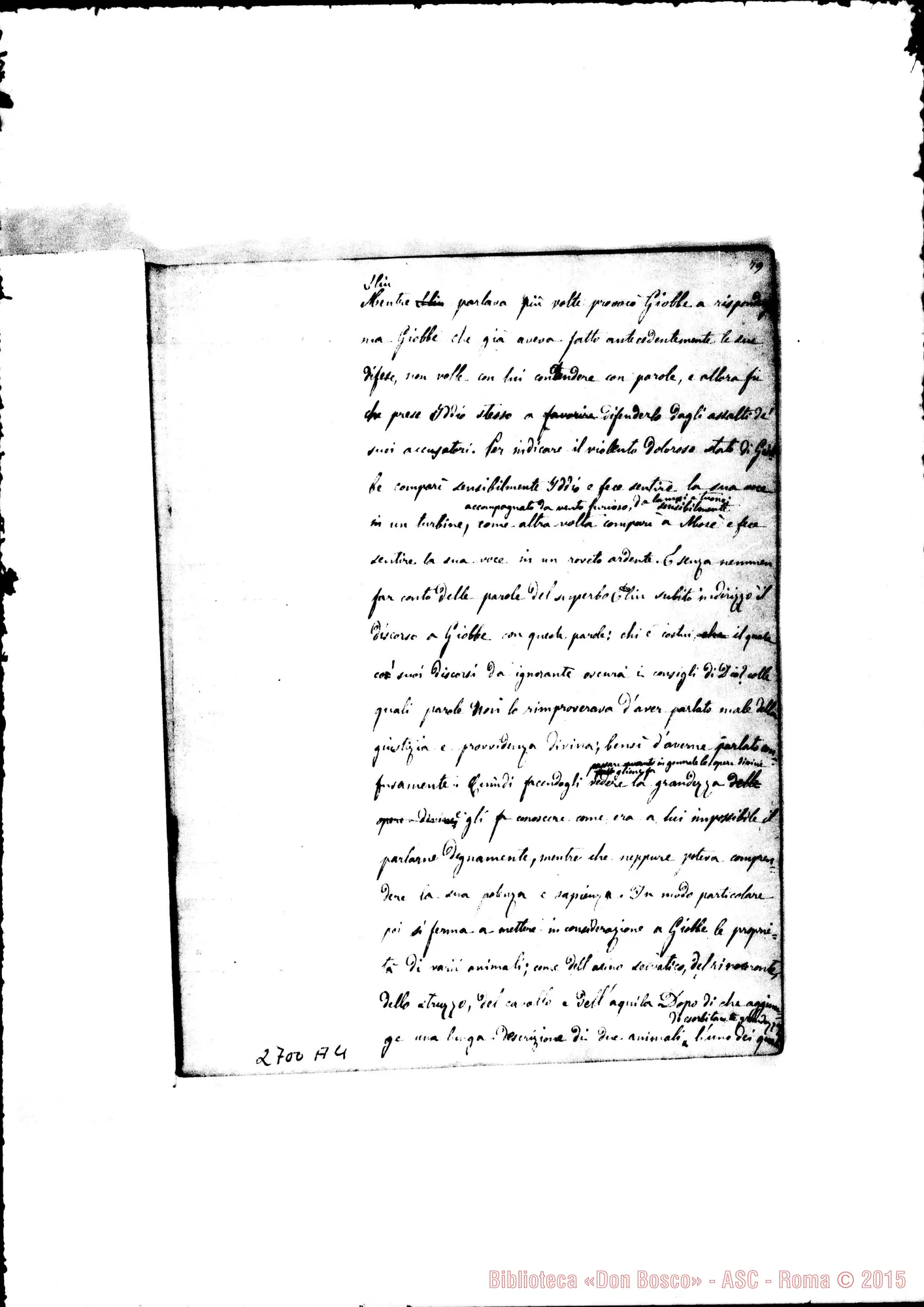 Fotogramma A 4 — Quaderno 7: Giuseppe-2, Giobbe