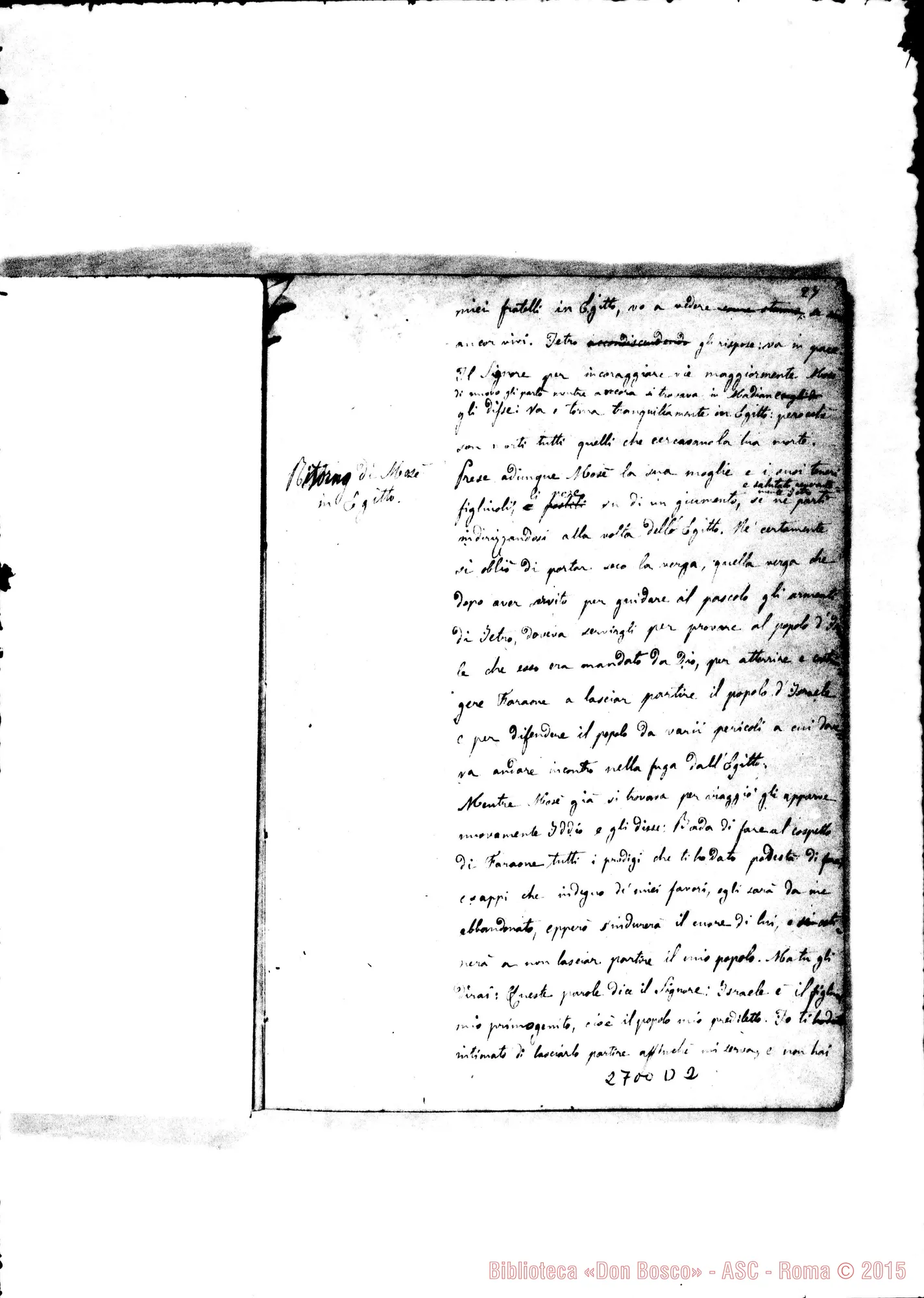 Fotogramma D 2 — Quaderno 8: Mosè-1