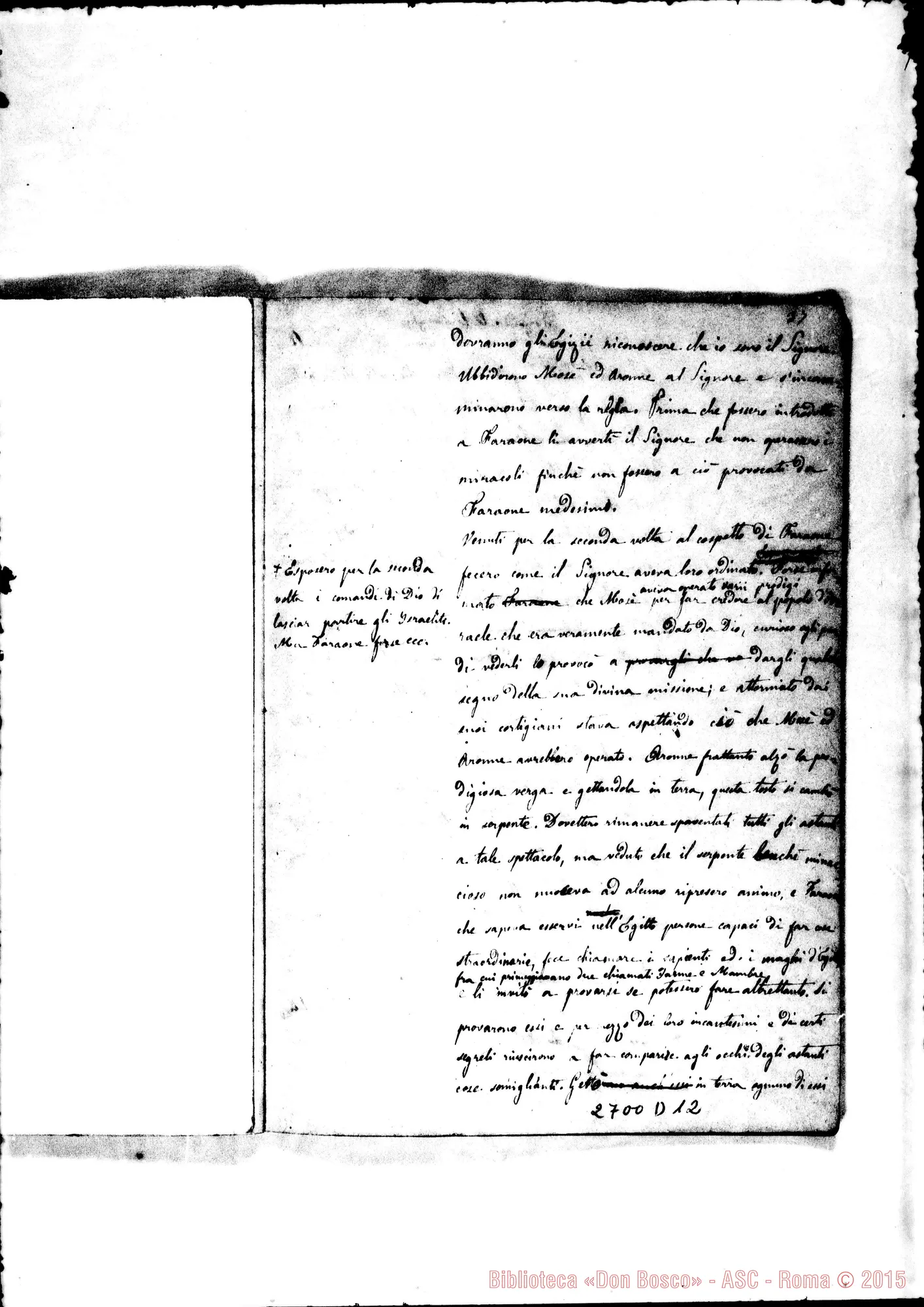 Fotogramma D 12 — Quaderno 8: Mosè-1