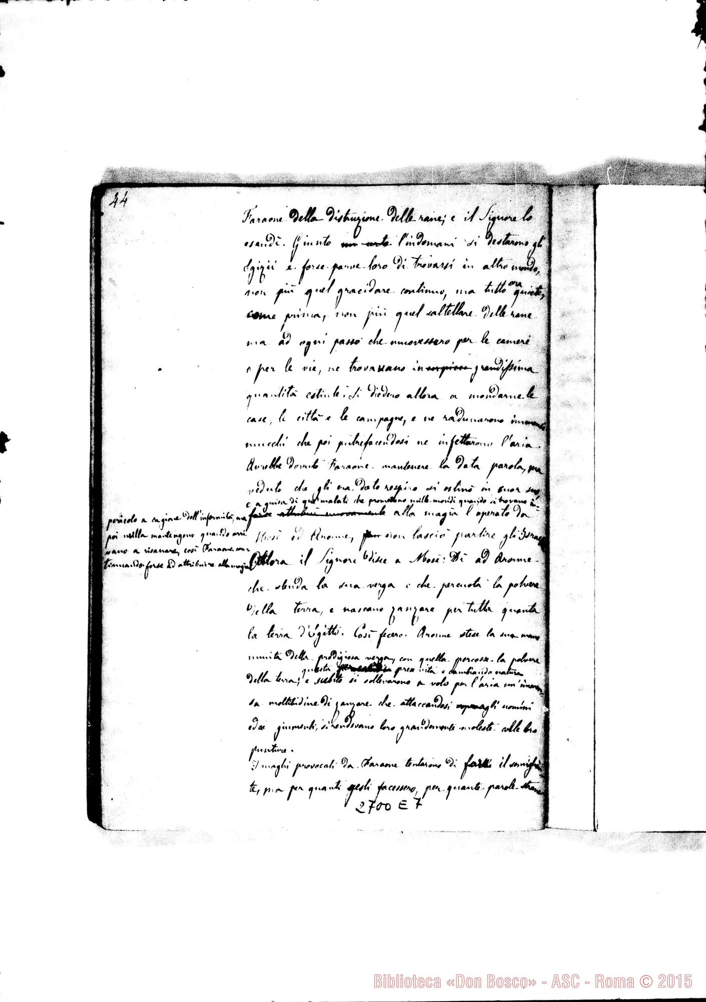 Fotogramma E 7 — Quaderno 8: Mosè-1