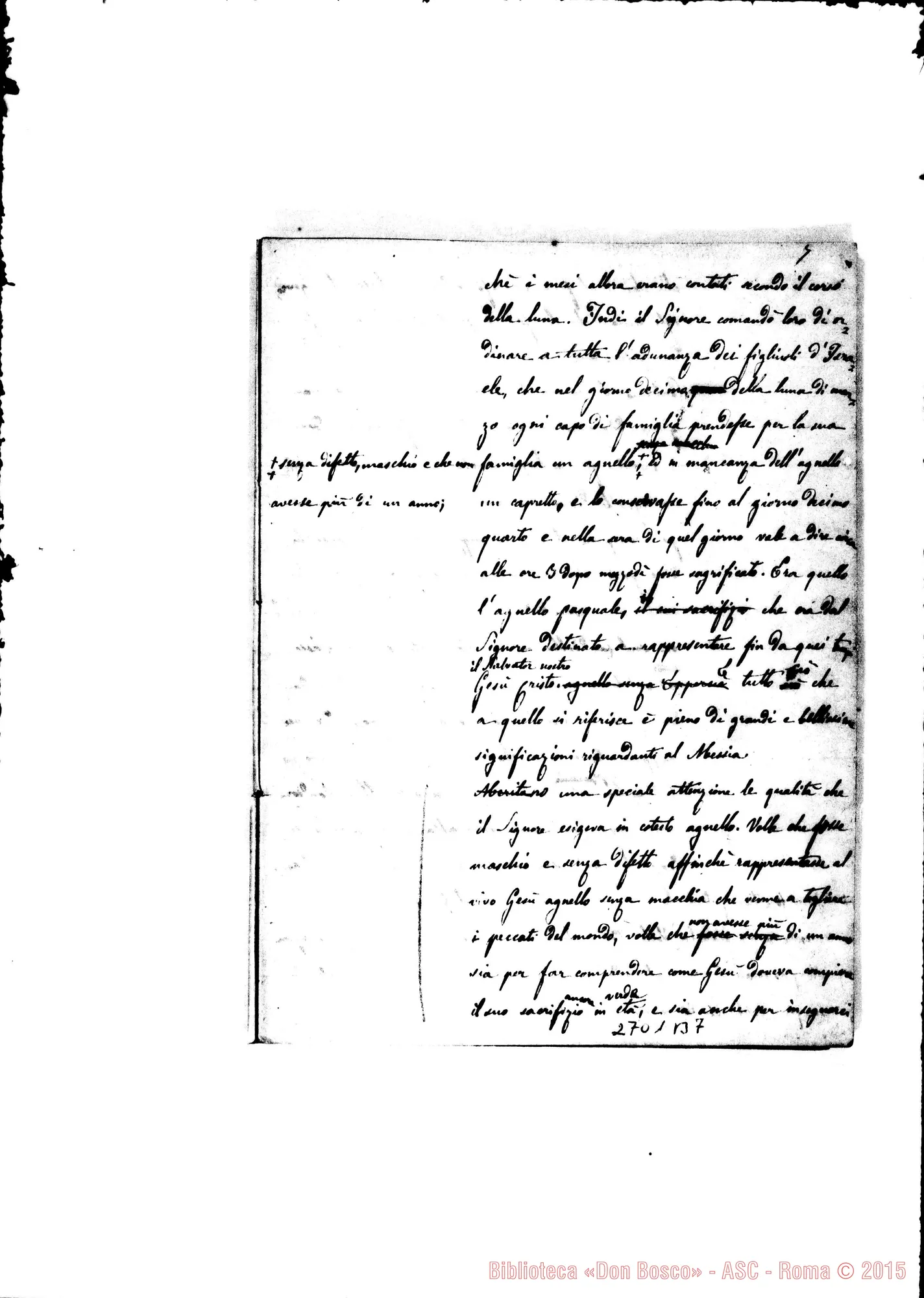 Fotogramma B 7 — Quaderno 9: Mosè-2