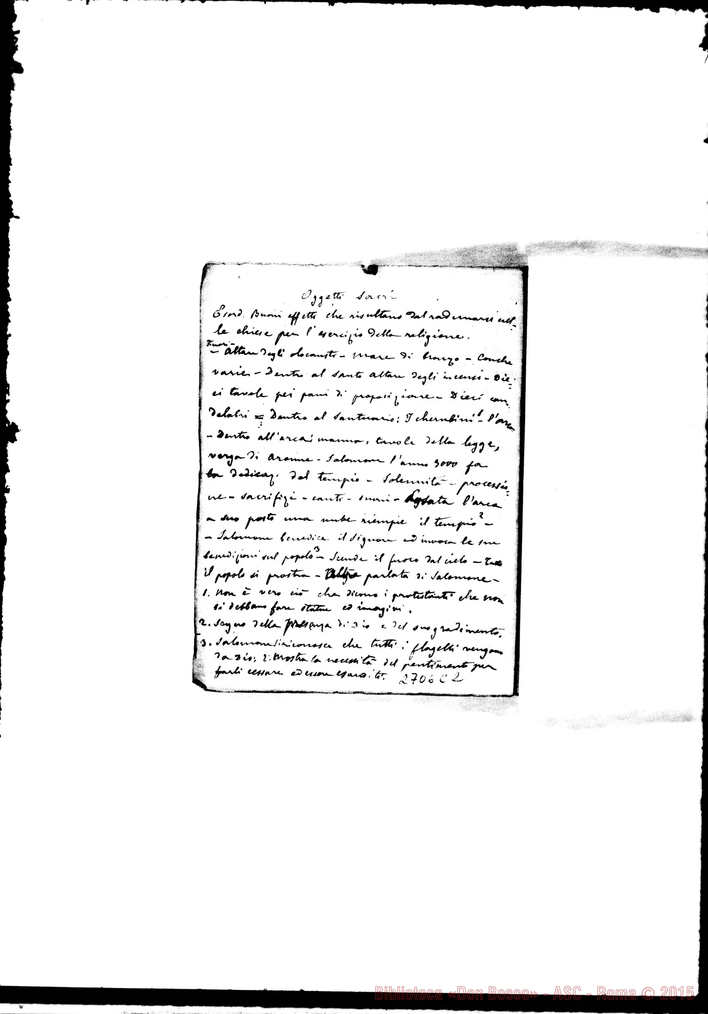 Fotogramma C 2 — Quaderno 14: Salomone E i Re di Giuda