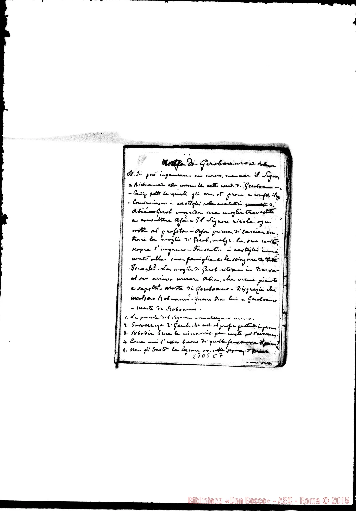 Fotogramma C 7 — Quaderno 14: Salomone E i Re di Giuda