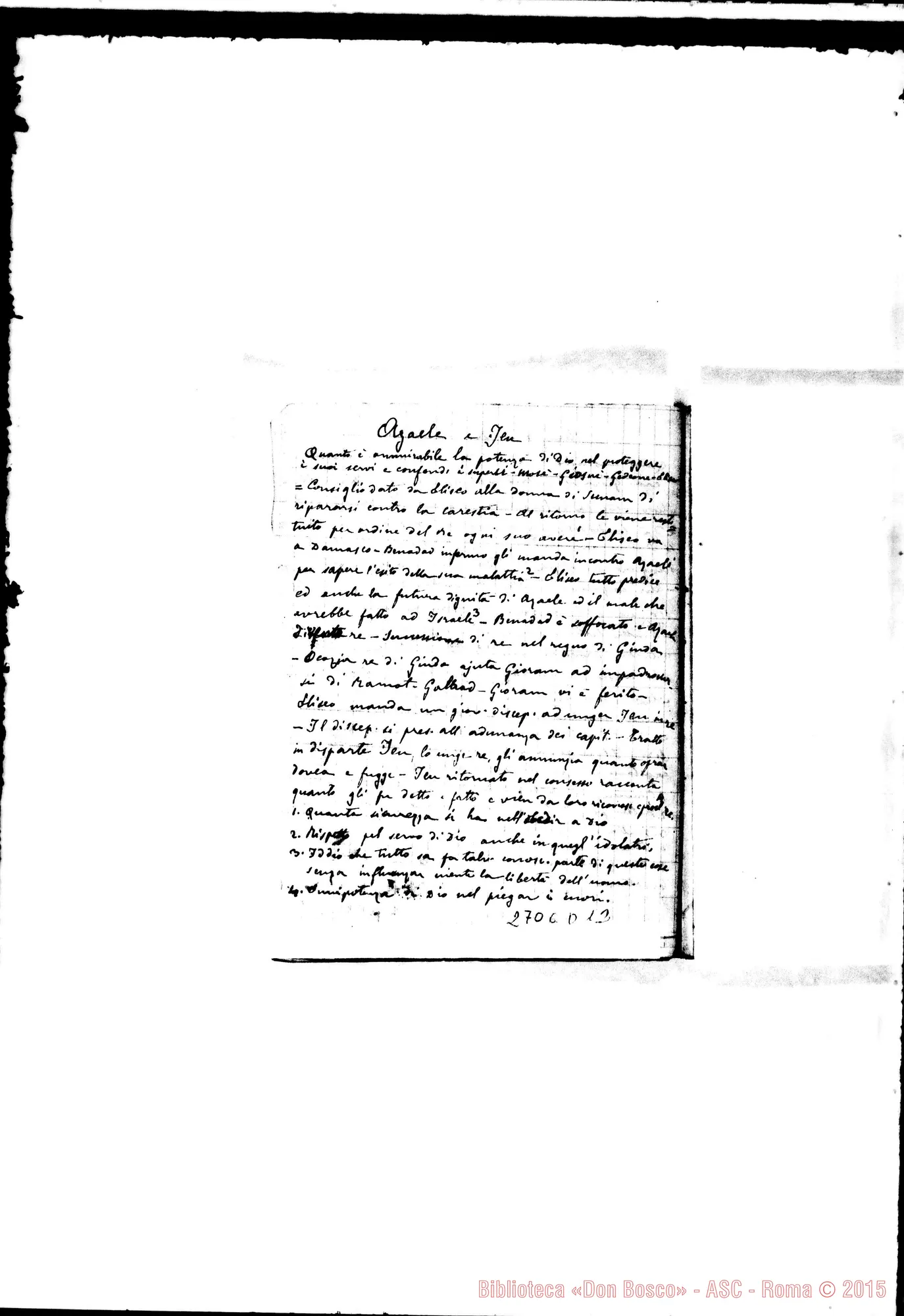 Fotogramma D 12 — Quaderno 14: Salomone E i Re di Giuda