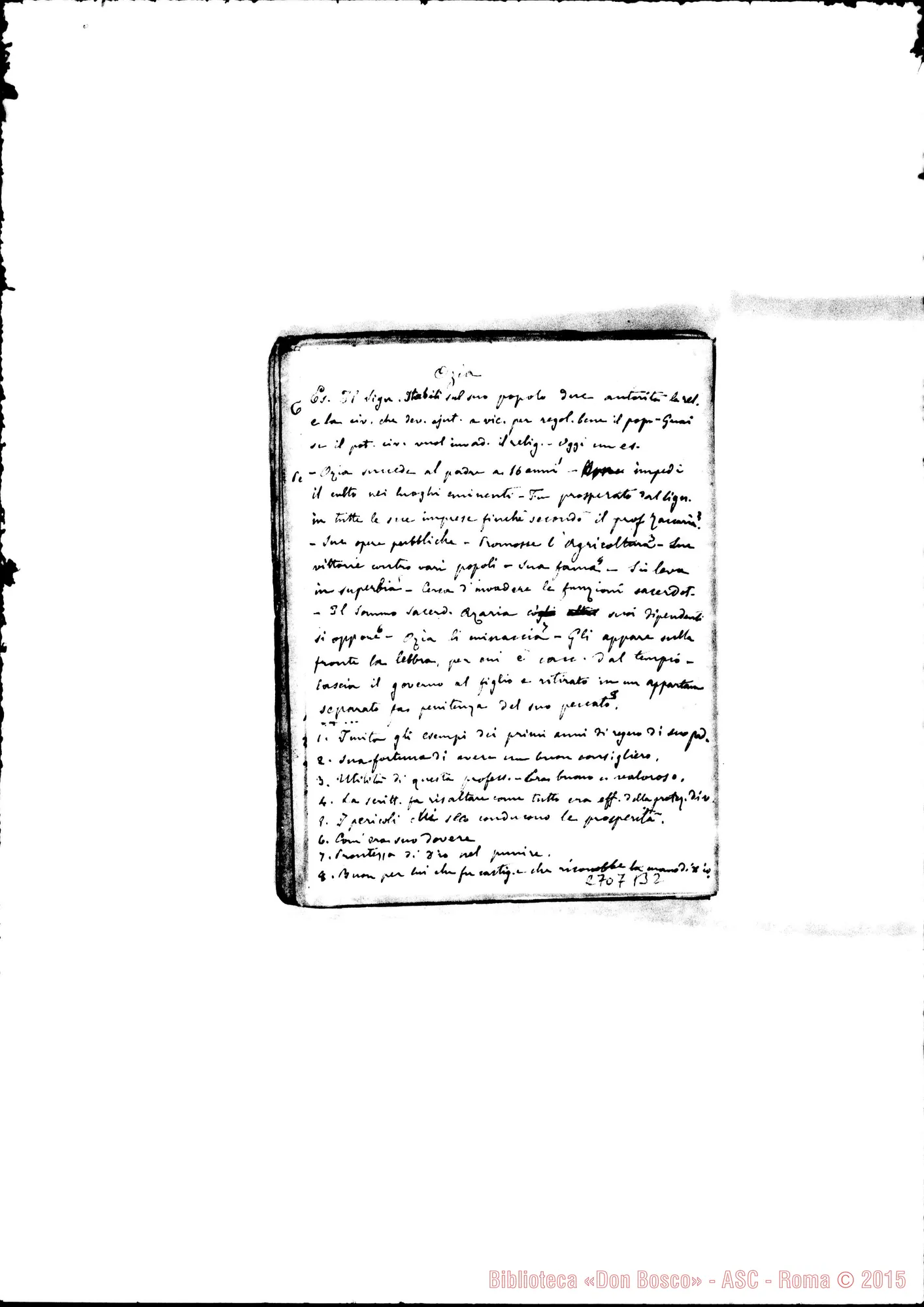 Fotogramma B 2 — Quaderno 14: Salomone E i Re di Giuda
