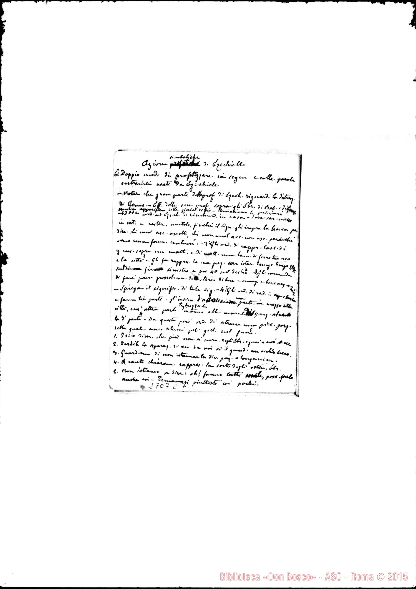 Fotogramma C 7 — Quaderno 15: Schiavitù di Babilonia (1881-82)