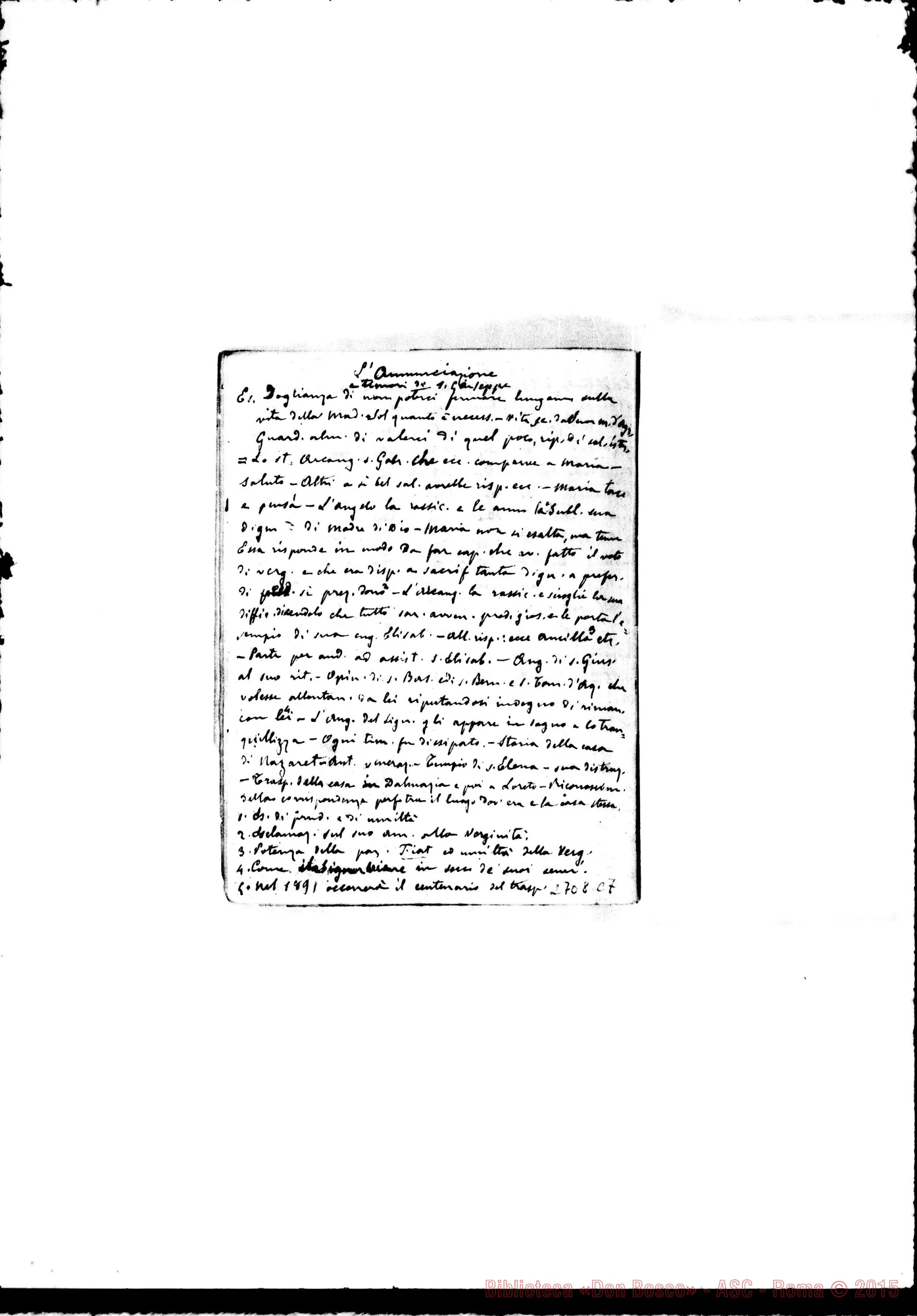 Fotogramma C 7 — Quaderno 16: Del Nuovo Testamento (1883-85)