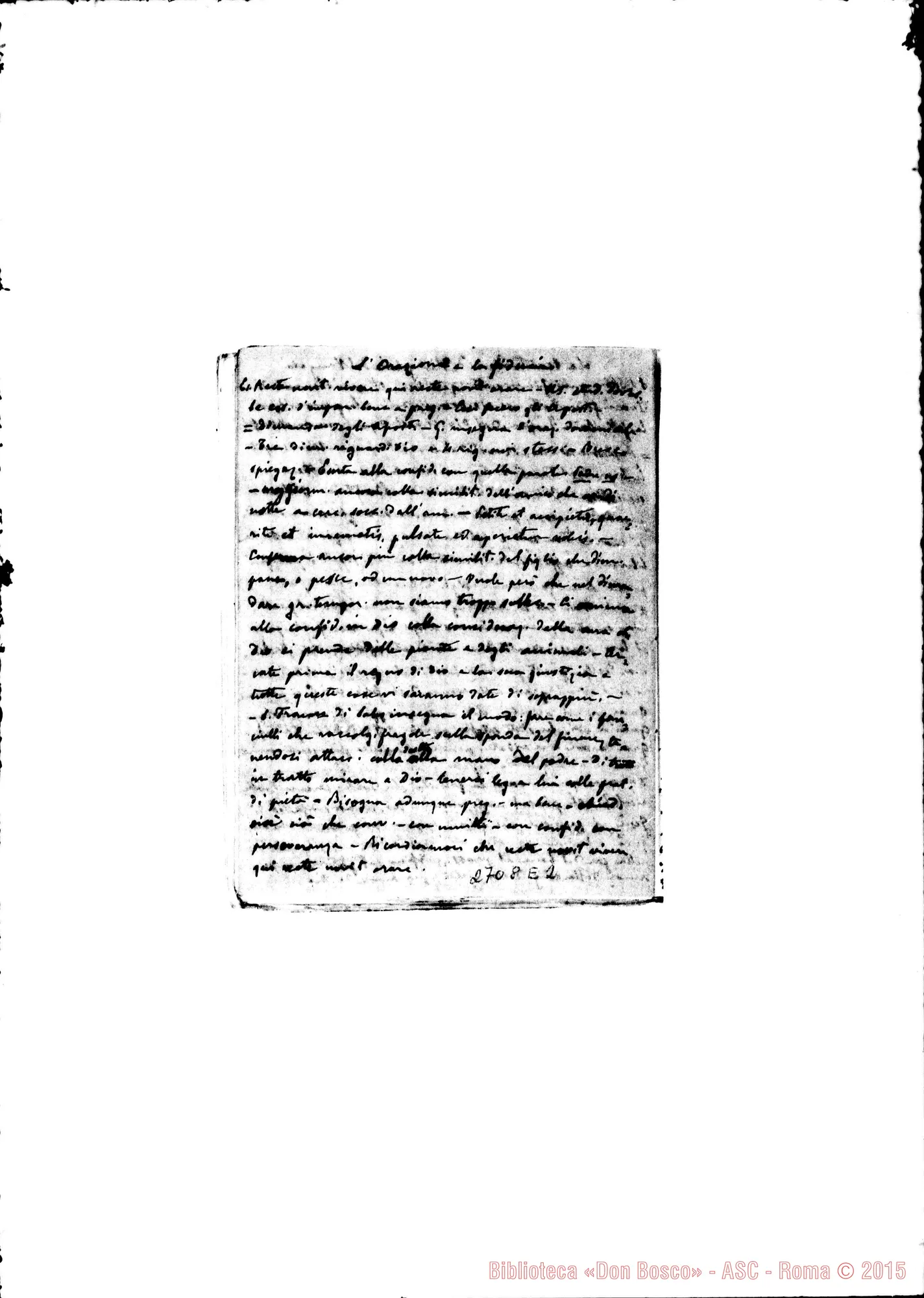 Fotogramma E 2 — Quaderno 16: Del Nuovo Testamento (1883-85)
