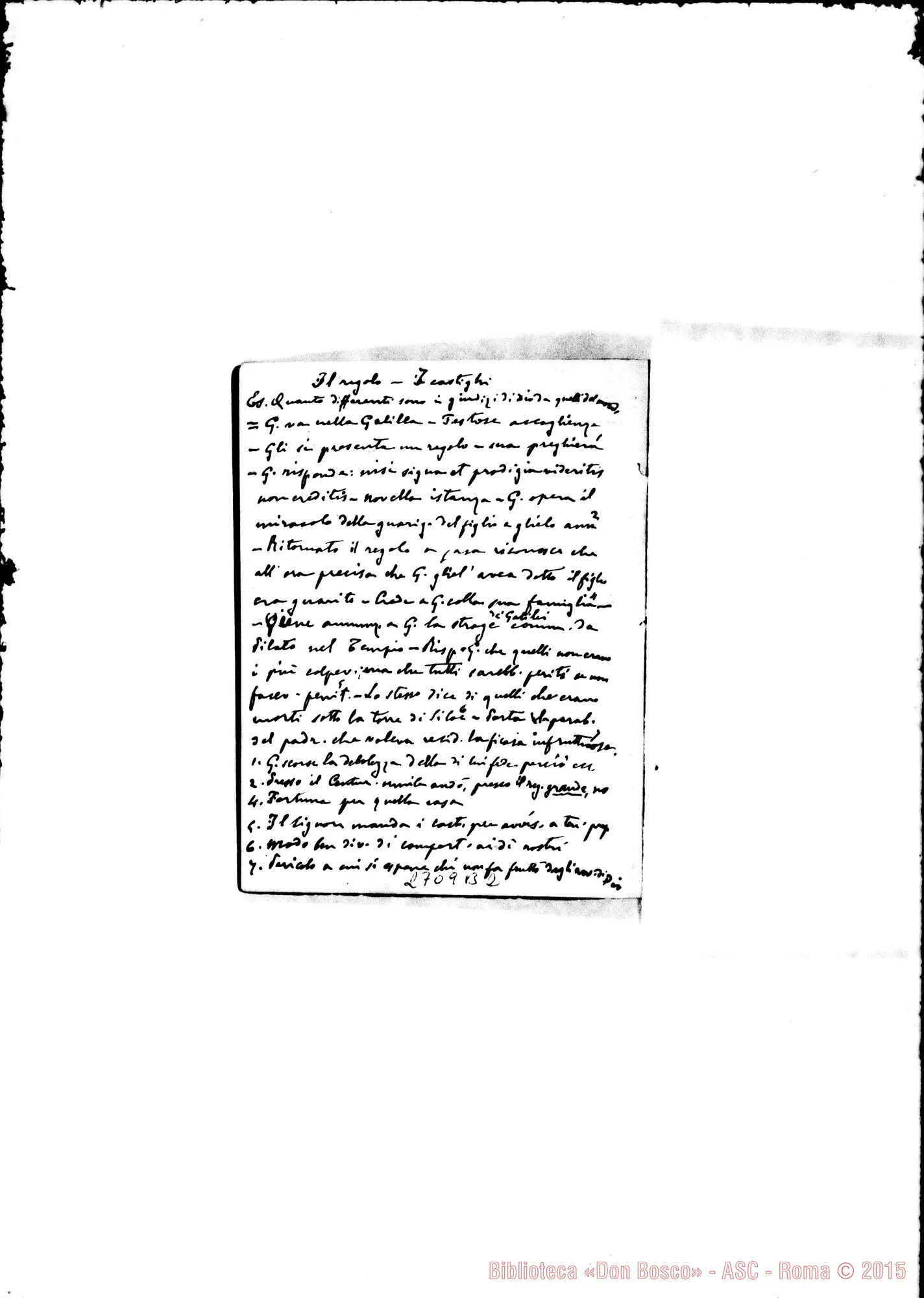 Fotogramma B 2 — Quaderno 17: Del Nuovo Testamento (1886-87)