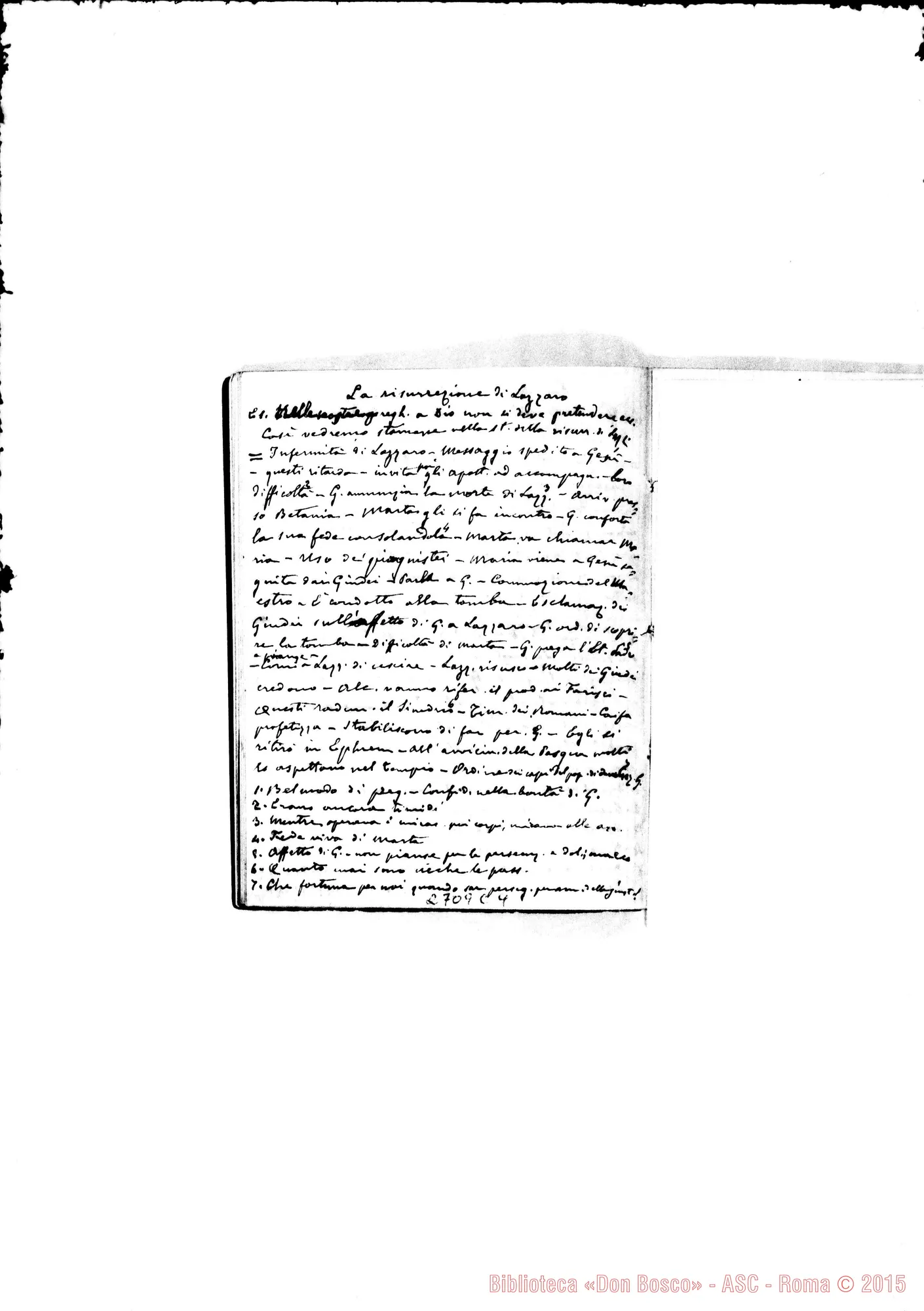 Fotogramma C 4 — Quaderno 17: Del Nuovo Testamento (1886-87)