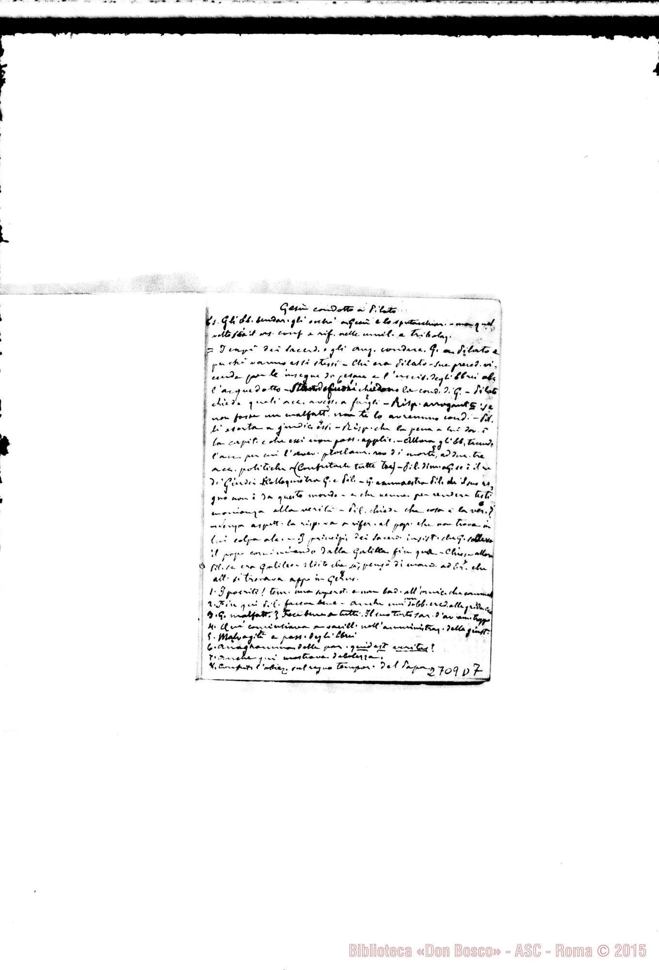 Fotogramma D 7 — Quaderno 17: Del Nuovo Testamento (1886-87)