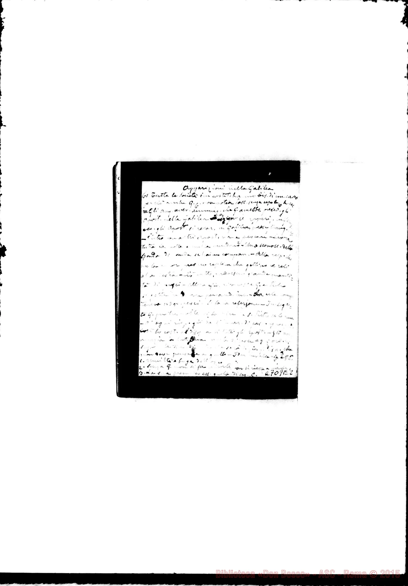 Fotogramma E 2 — Quaderno 17: Del Nuovo Testamento (1886-87)