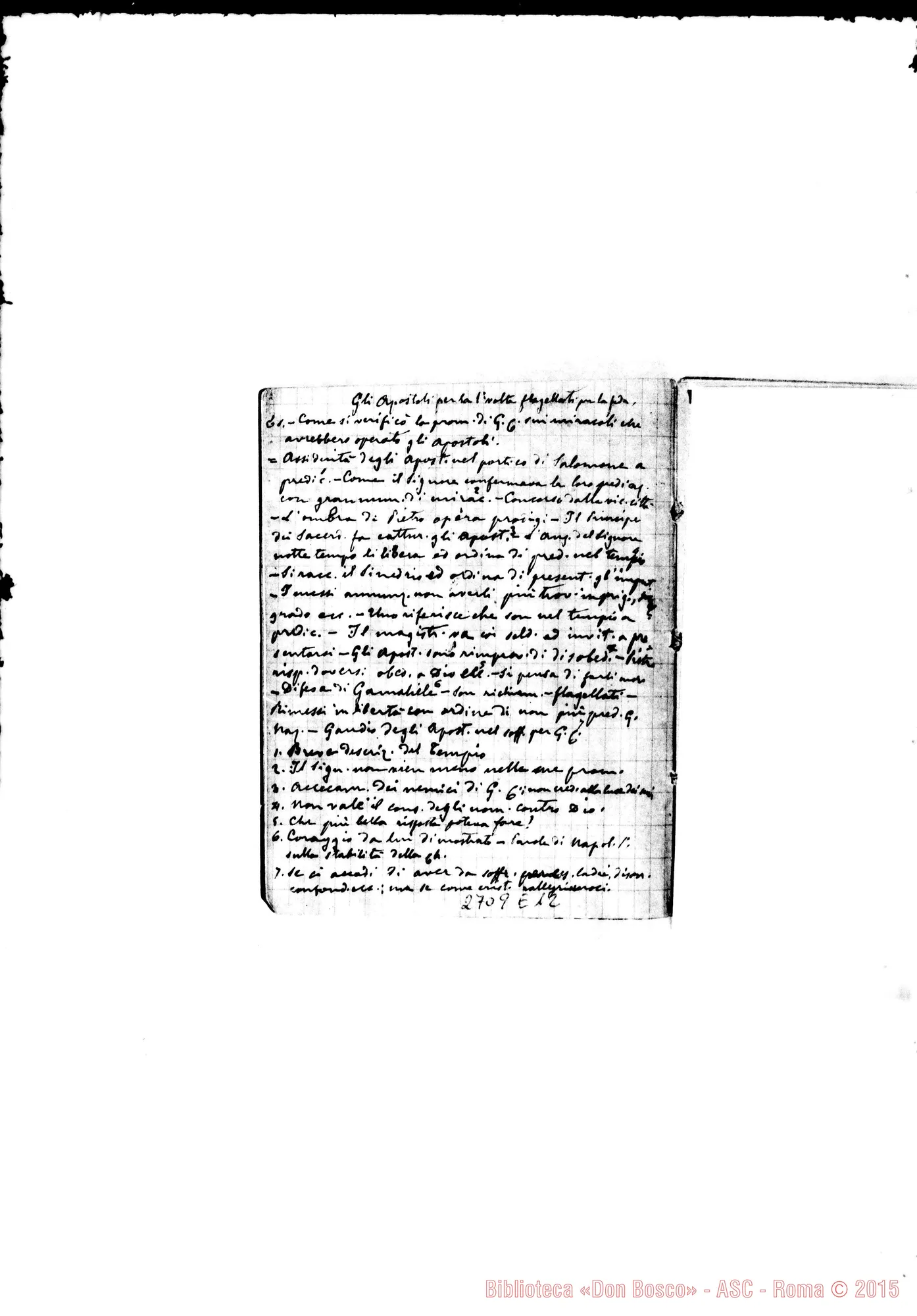 Fotogramma E 12 — Quaderno 18: Atti degli Apostoli (1888-89)