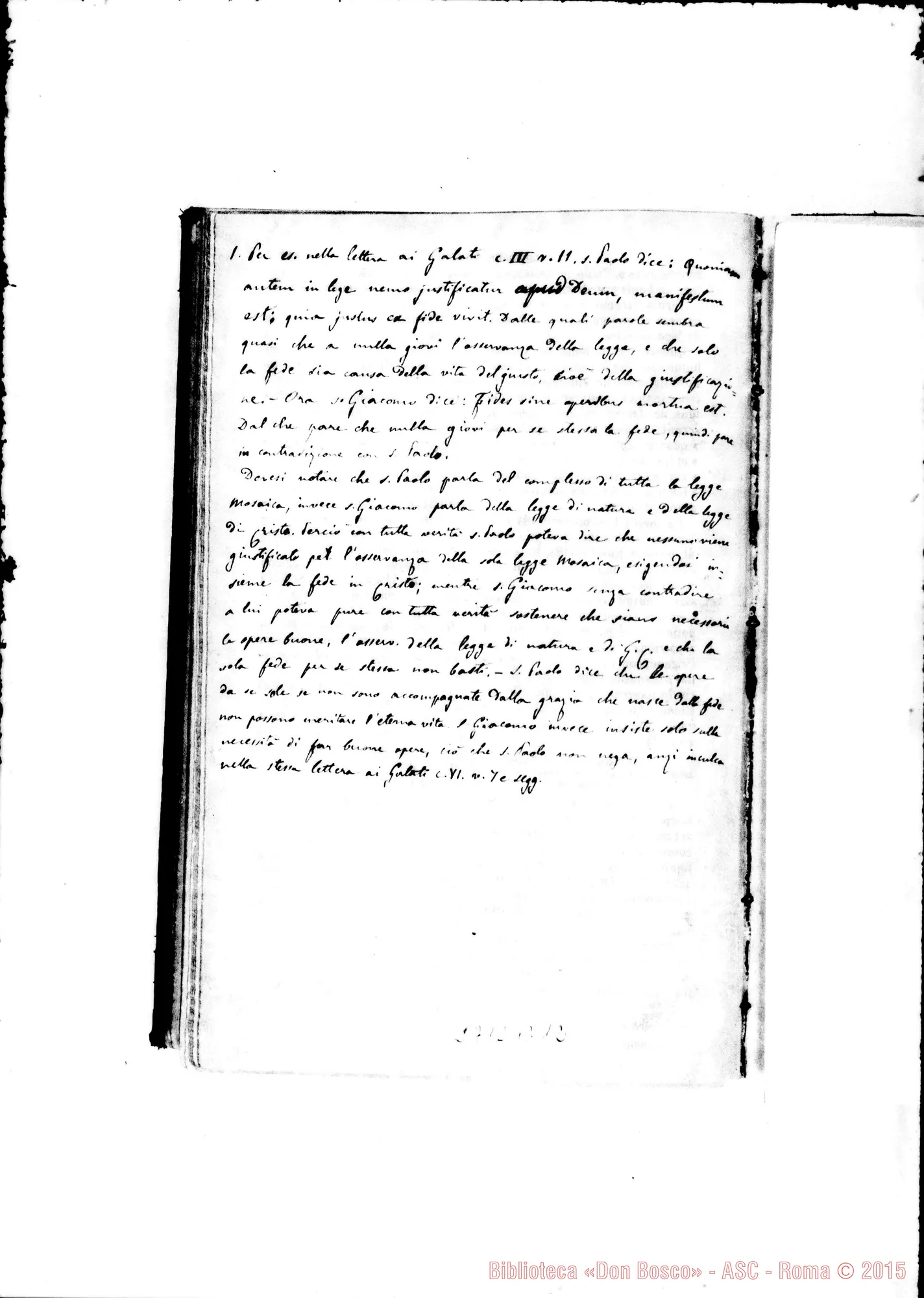 Fotogramma B 12 — Ermeneutica Sacra Testo stampato E commenti autogr.Rua (alcune pagine)
