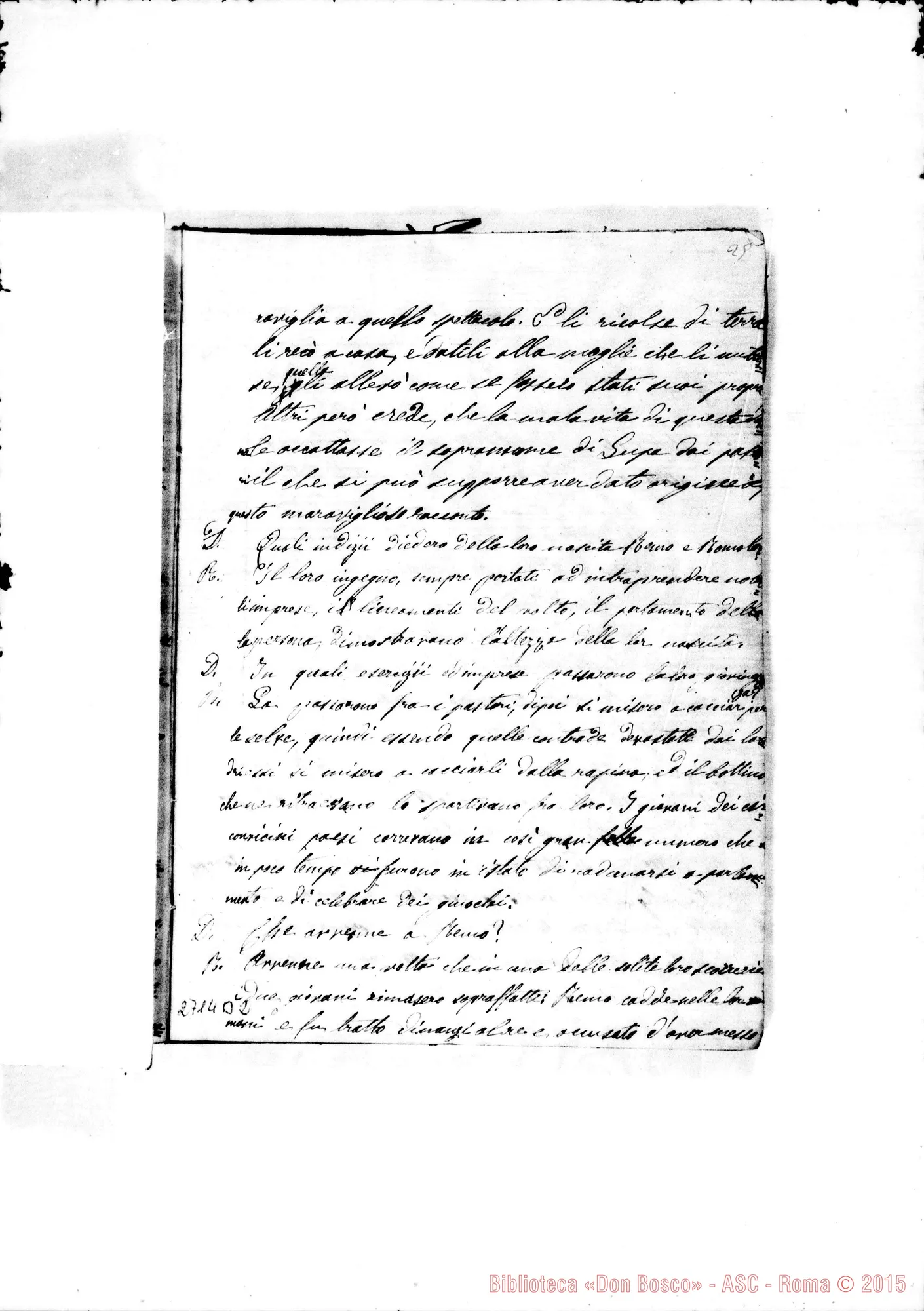 Fotogramma B 2 — Quaderno della Storia Romana. 1852