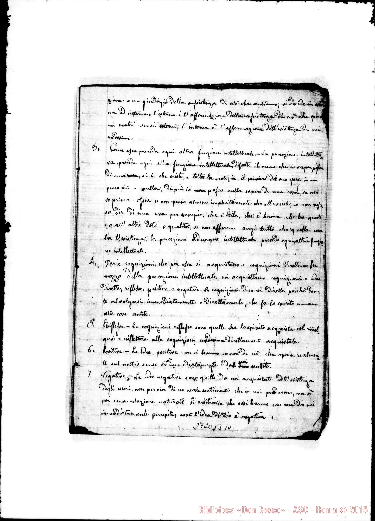 Fotogramma B 10 — Logica: quesiti