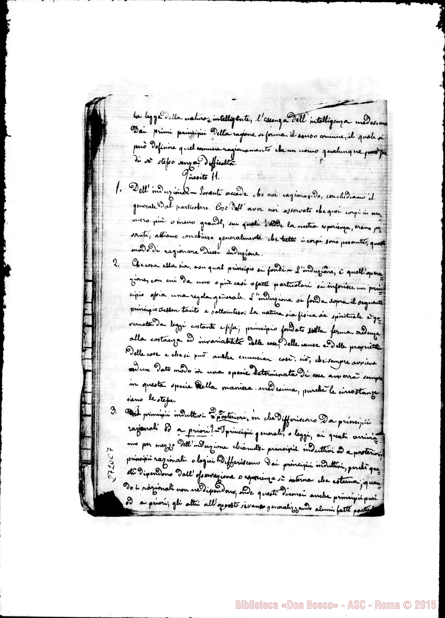Fotogramma C 7 — Logica: quesiti
