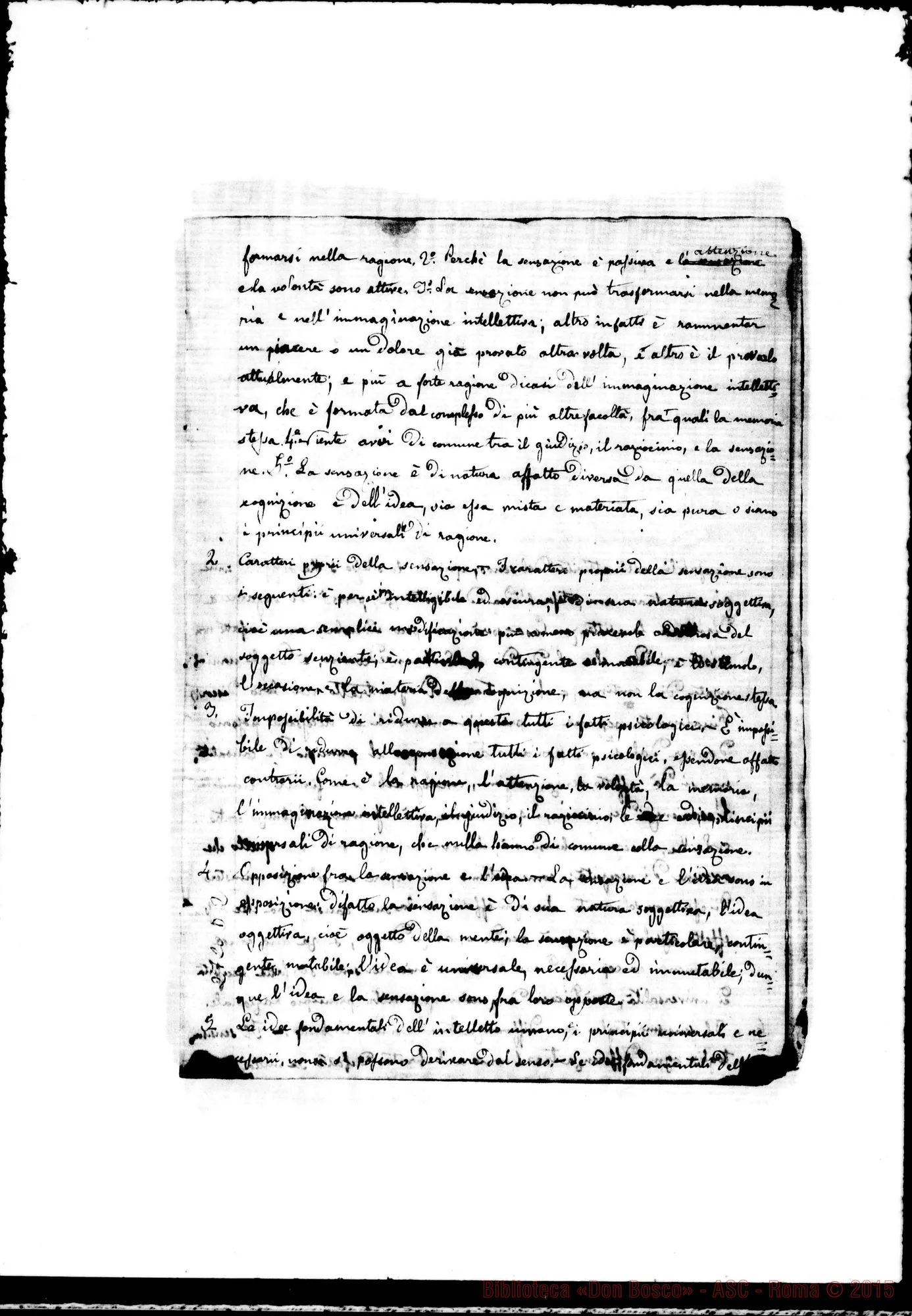 Fotogramma D 2 — Logica: quesiti