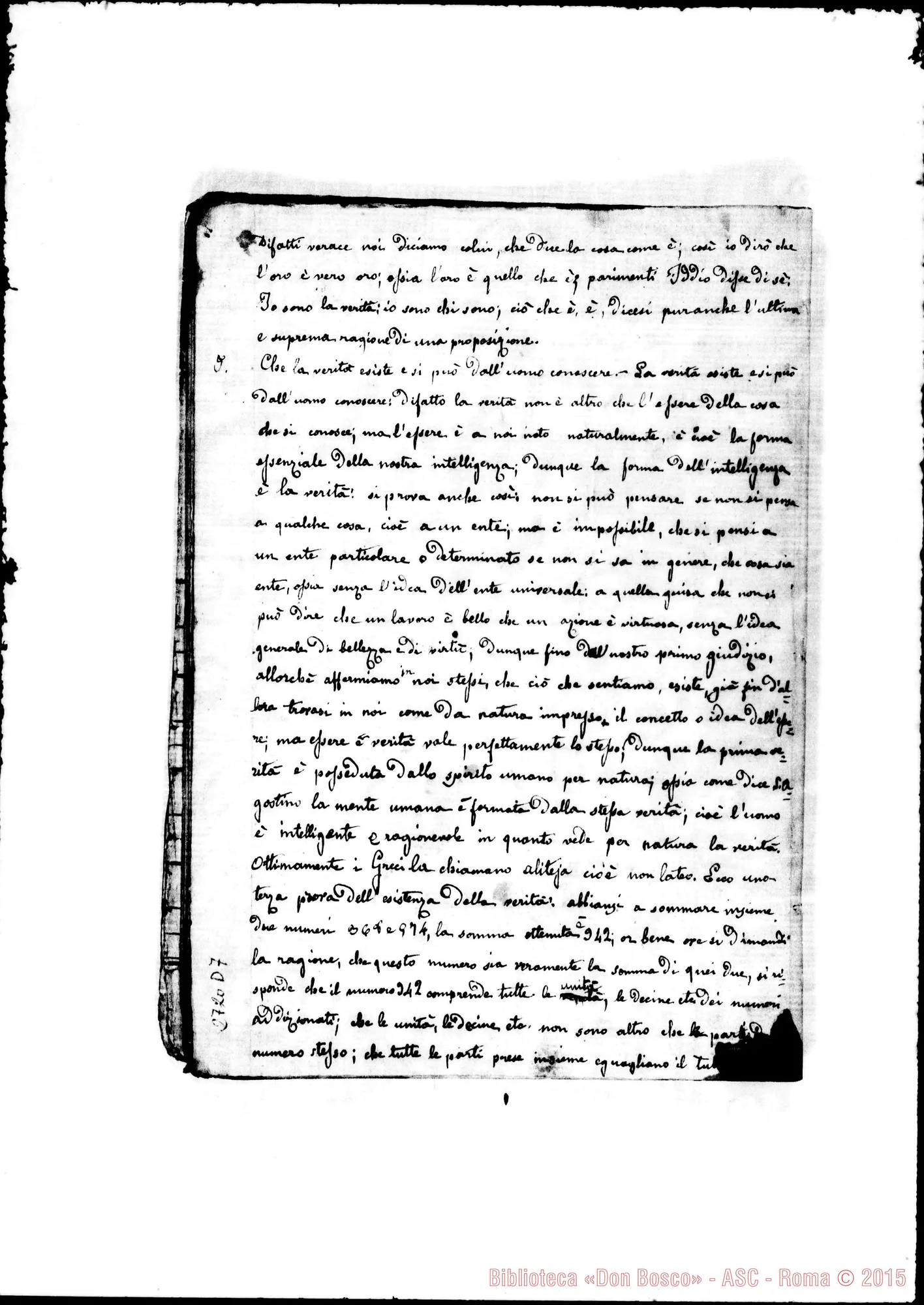 Fotogramma D 7 — Logica: quesiti