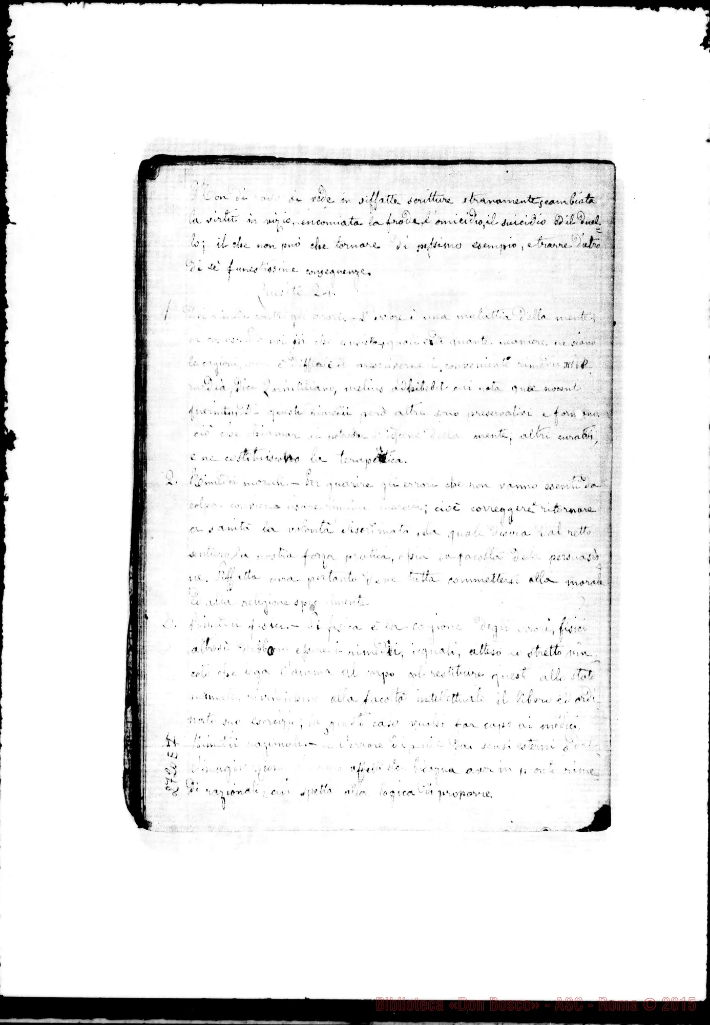 Fotogramma E 7 — Logica: quesiti