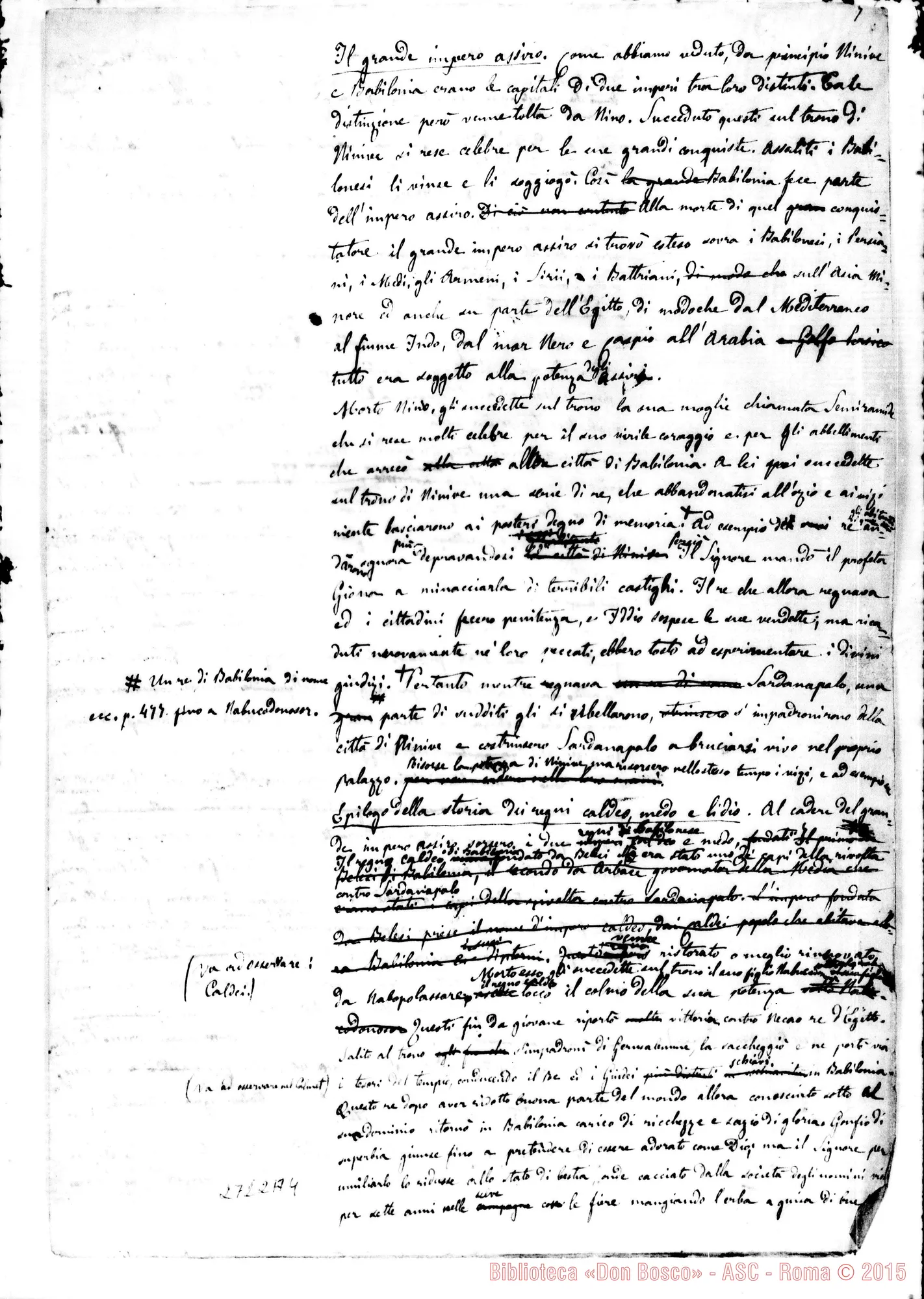 Fotogramma A 4 — Fogli staccati: Storia Antica: quesiti