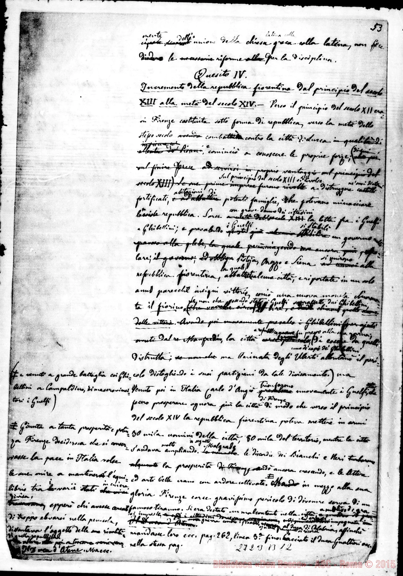 Fotogramma B 12 — Risposte ai quesiti del programma