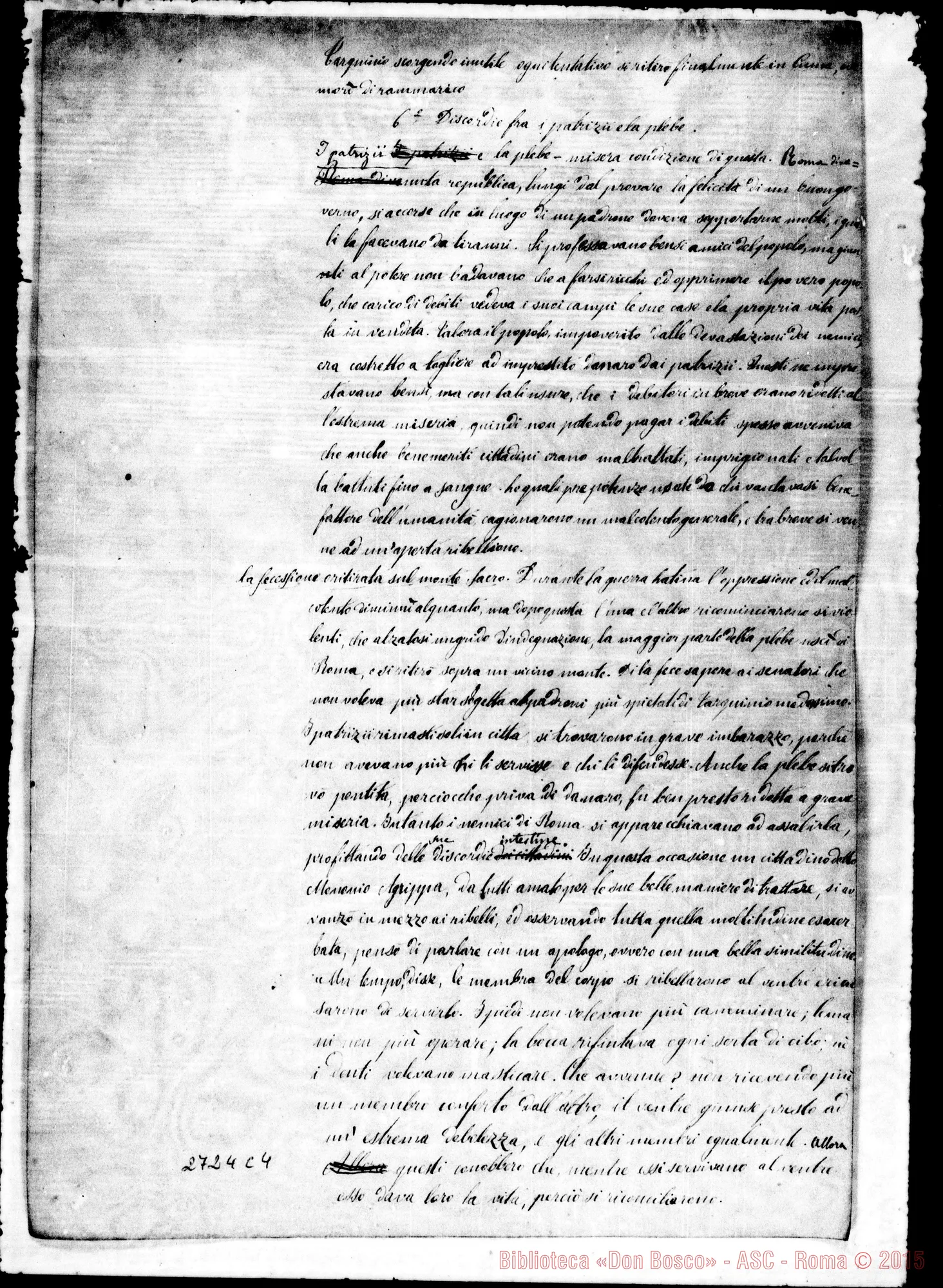 Fotogramma C 4 — L’Italia Antica