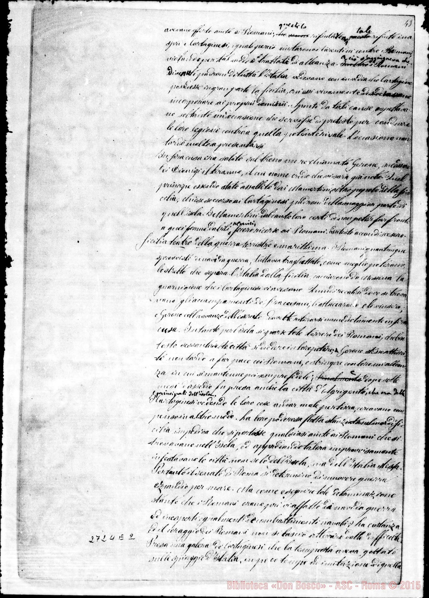 Fotogramma E 2 — L’Italia Antica