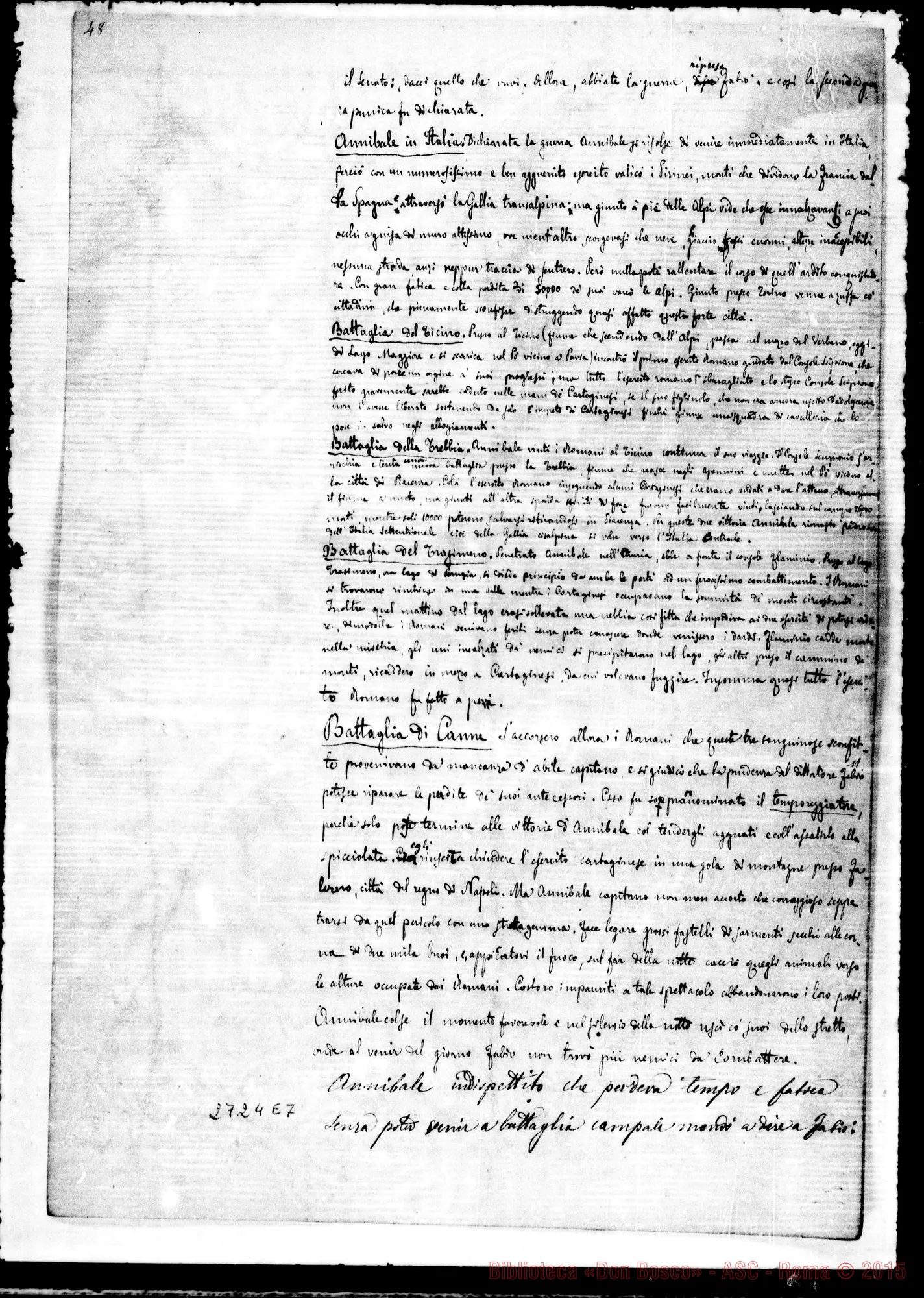 Fotogramma E 7 — L’Italia Antica