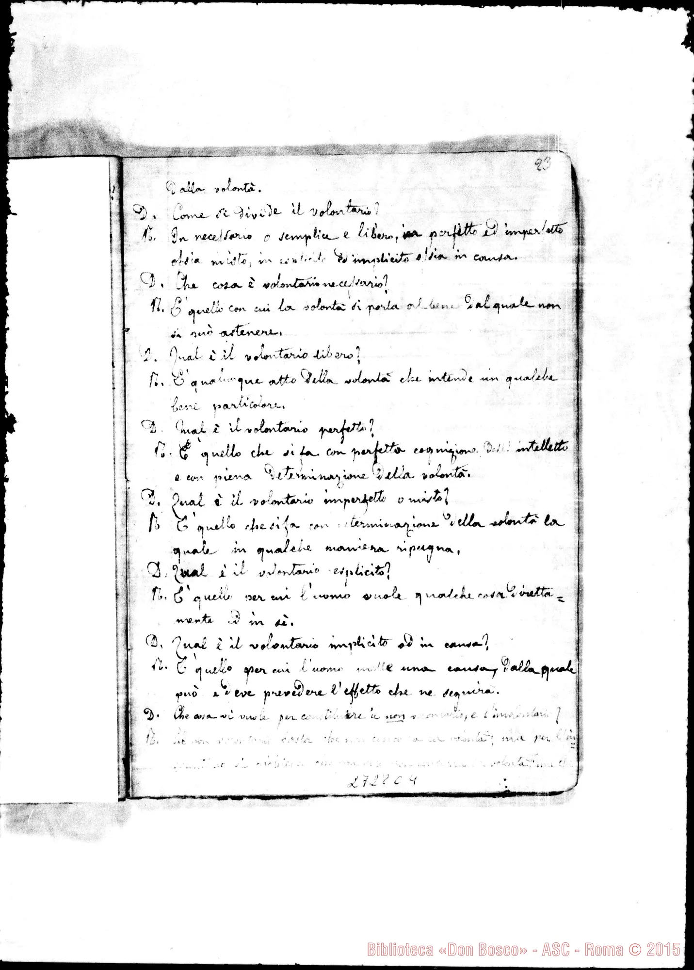 Fotogramma C 4 — Elementi di Etica: Quaderno 1