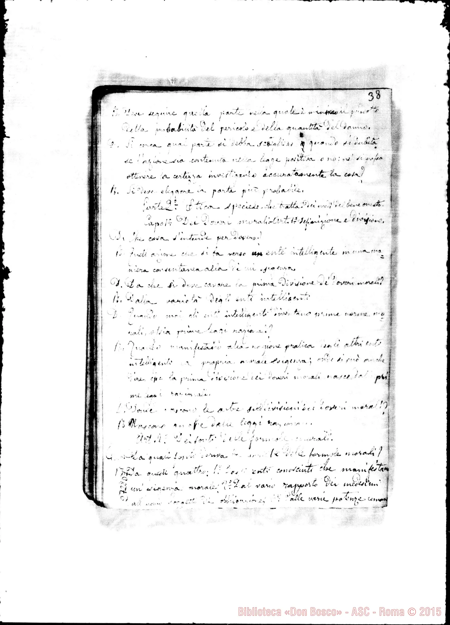 Fotogramma D 7 — Elementi di Etica: Quaderno 1