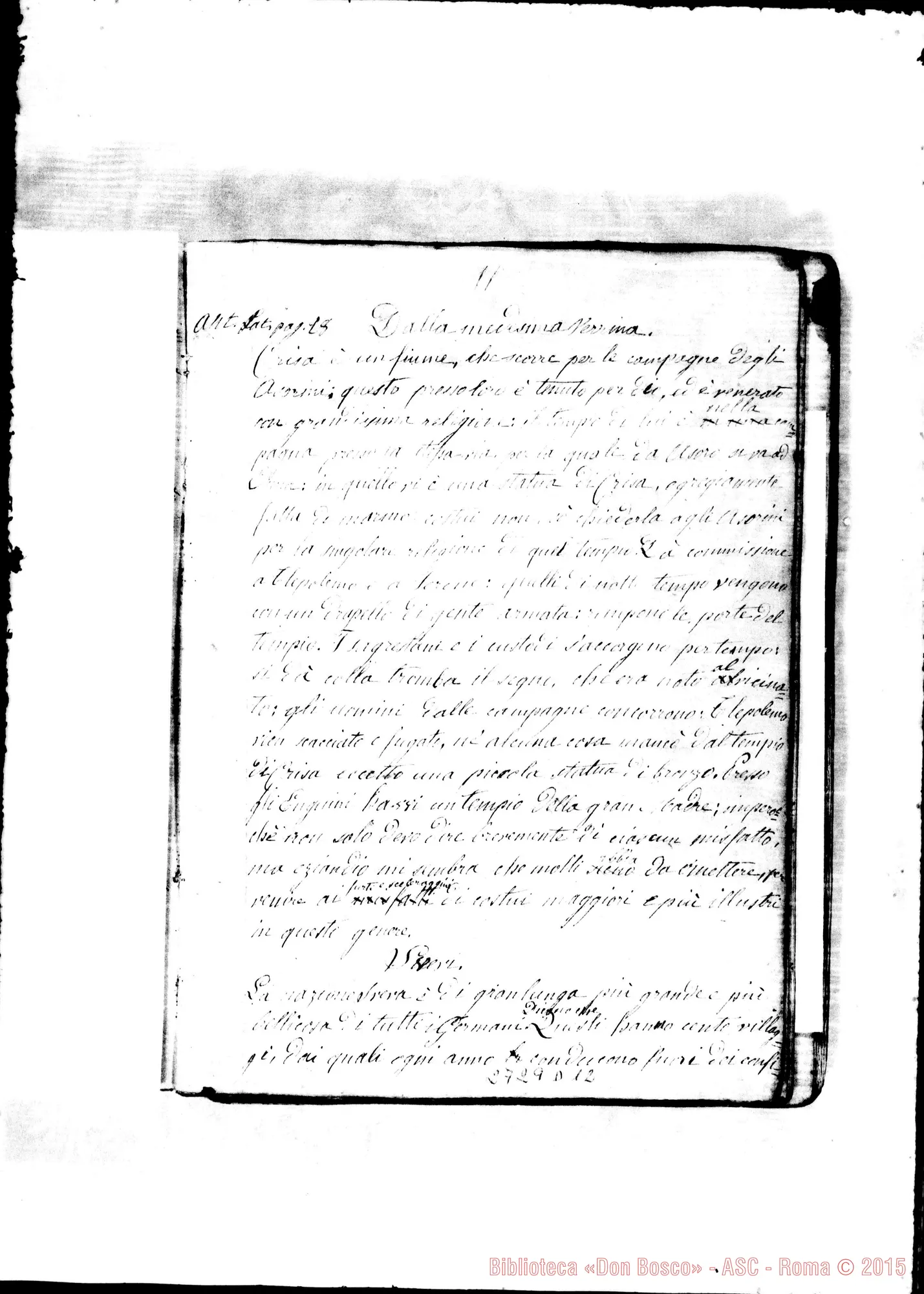 Fotogramma D 12 — Quaderno: Spiegazioni dell’Antologia di D. Rua M.. Secondo Corso.