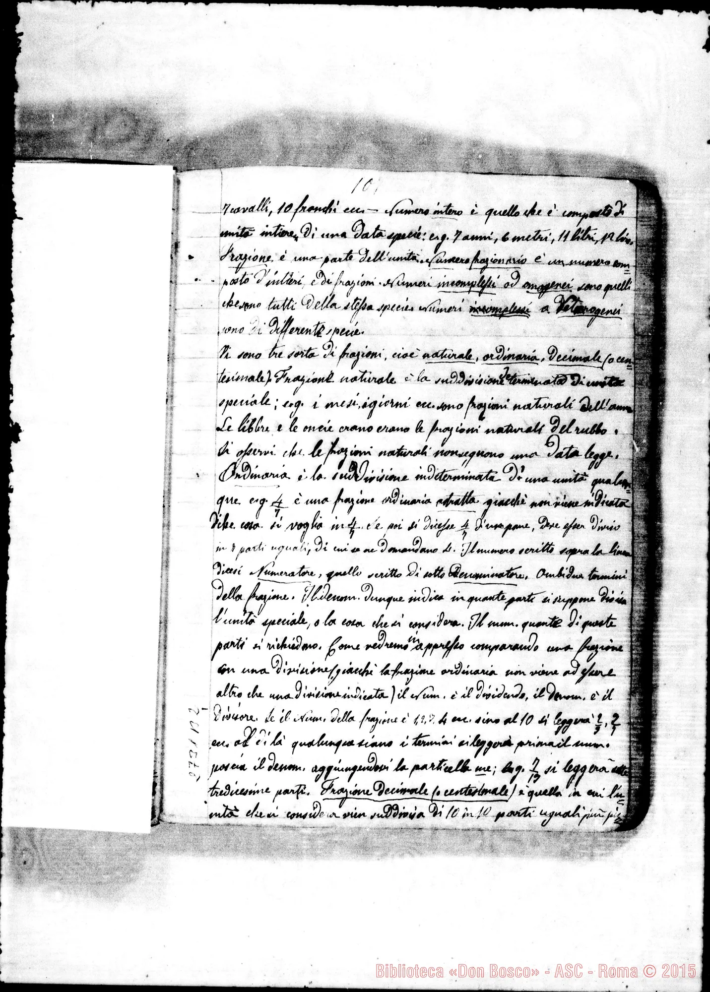 Fotogramma B 2 — Trattatello di Aritmetica