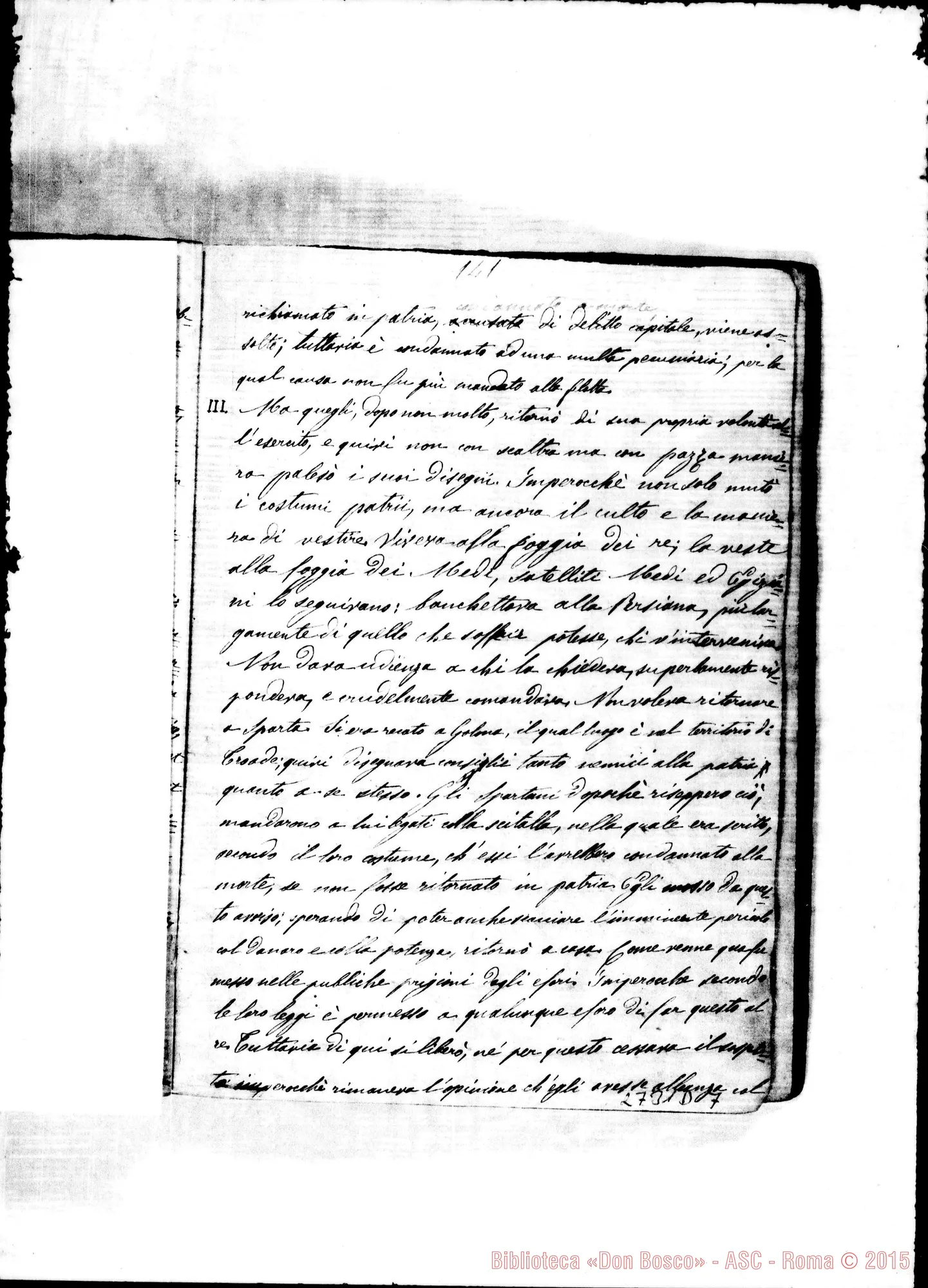 Fotogramma D 7 — Favole di Fedro: costruzione E traduzione. Rua Michele, 1852