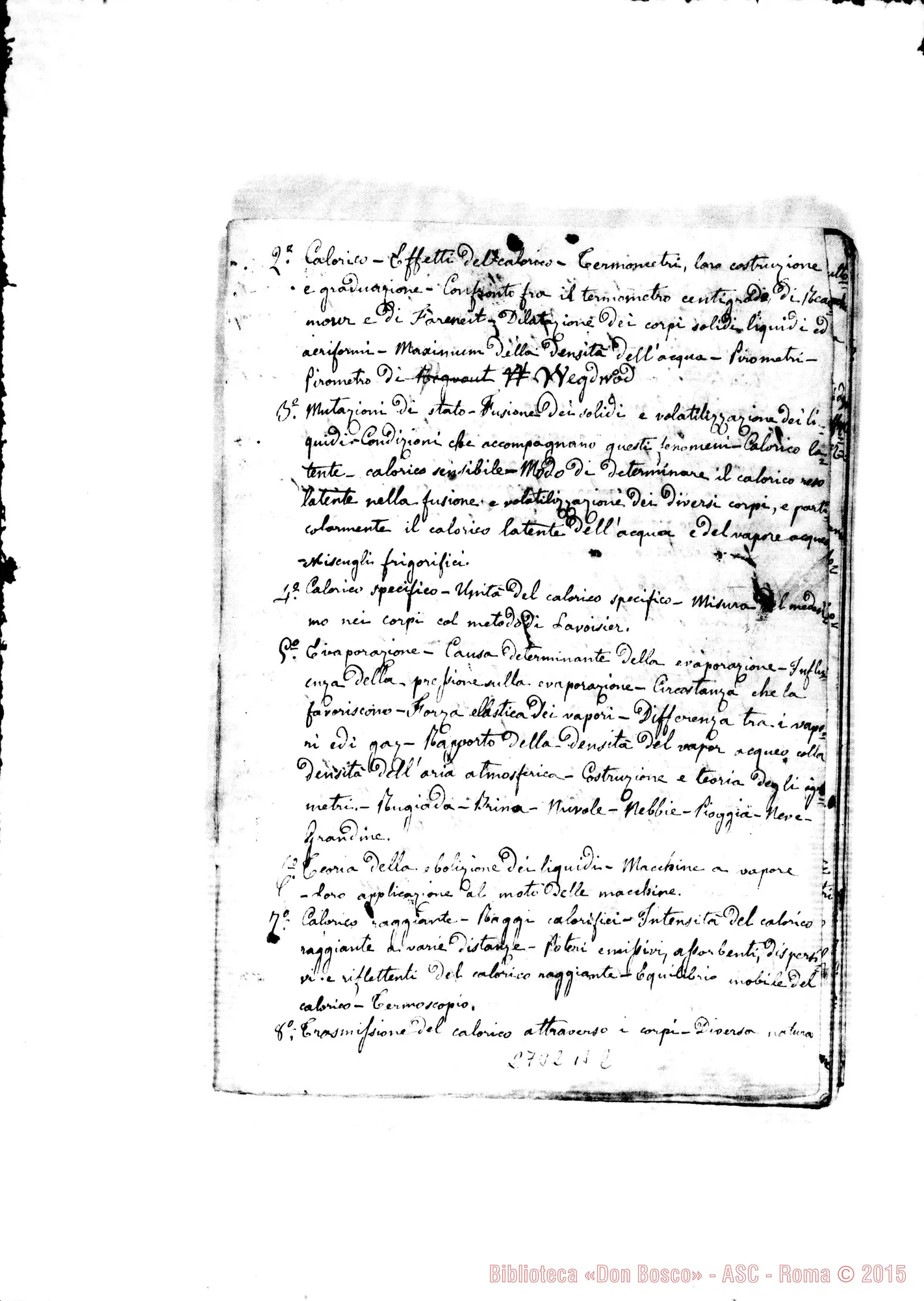 Fotogramma B 2 — Quaderno di Fisica