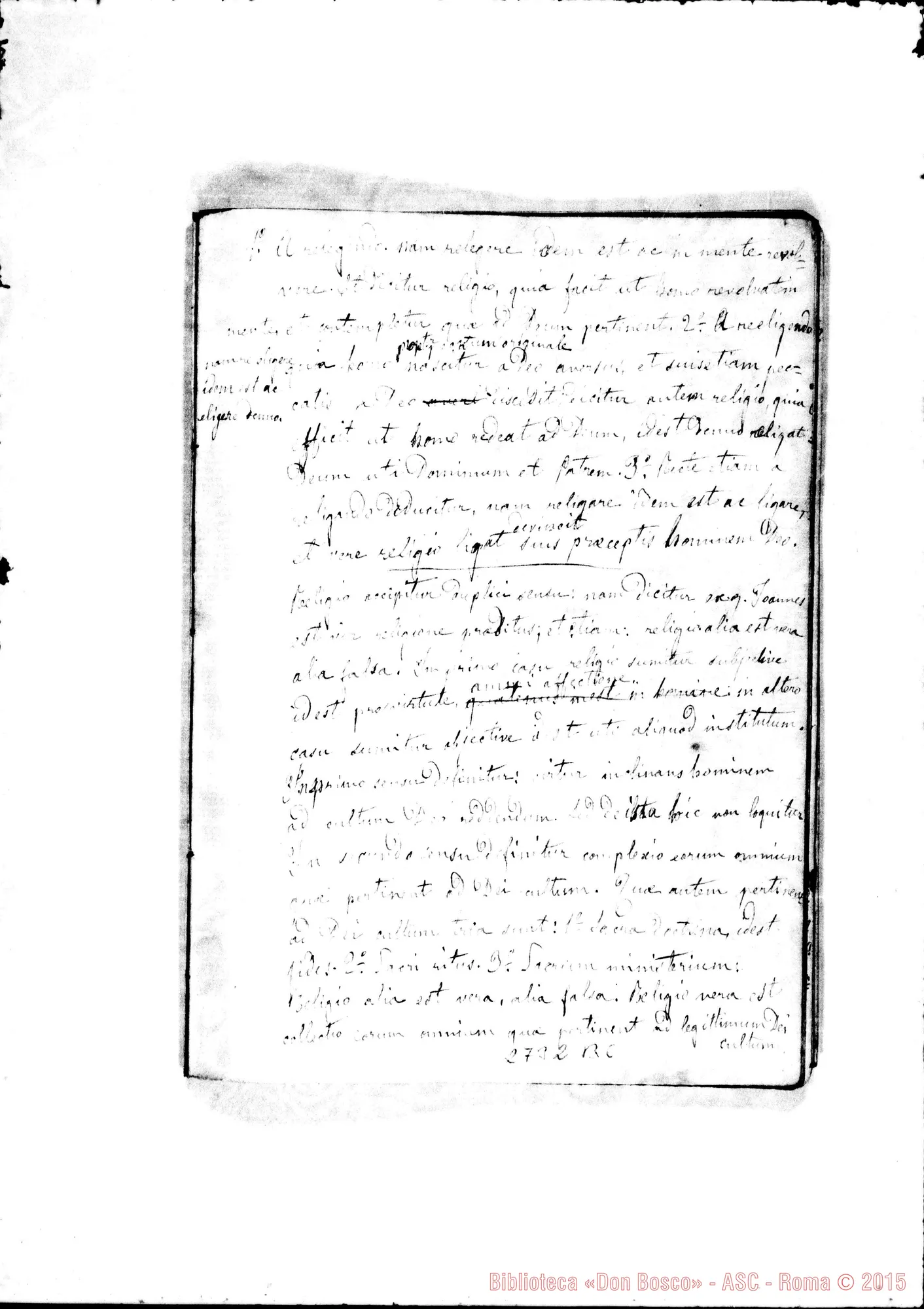 Fotogramma B 6 — Quaderno di Fisica