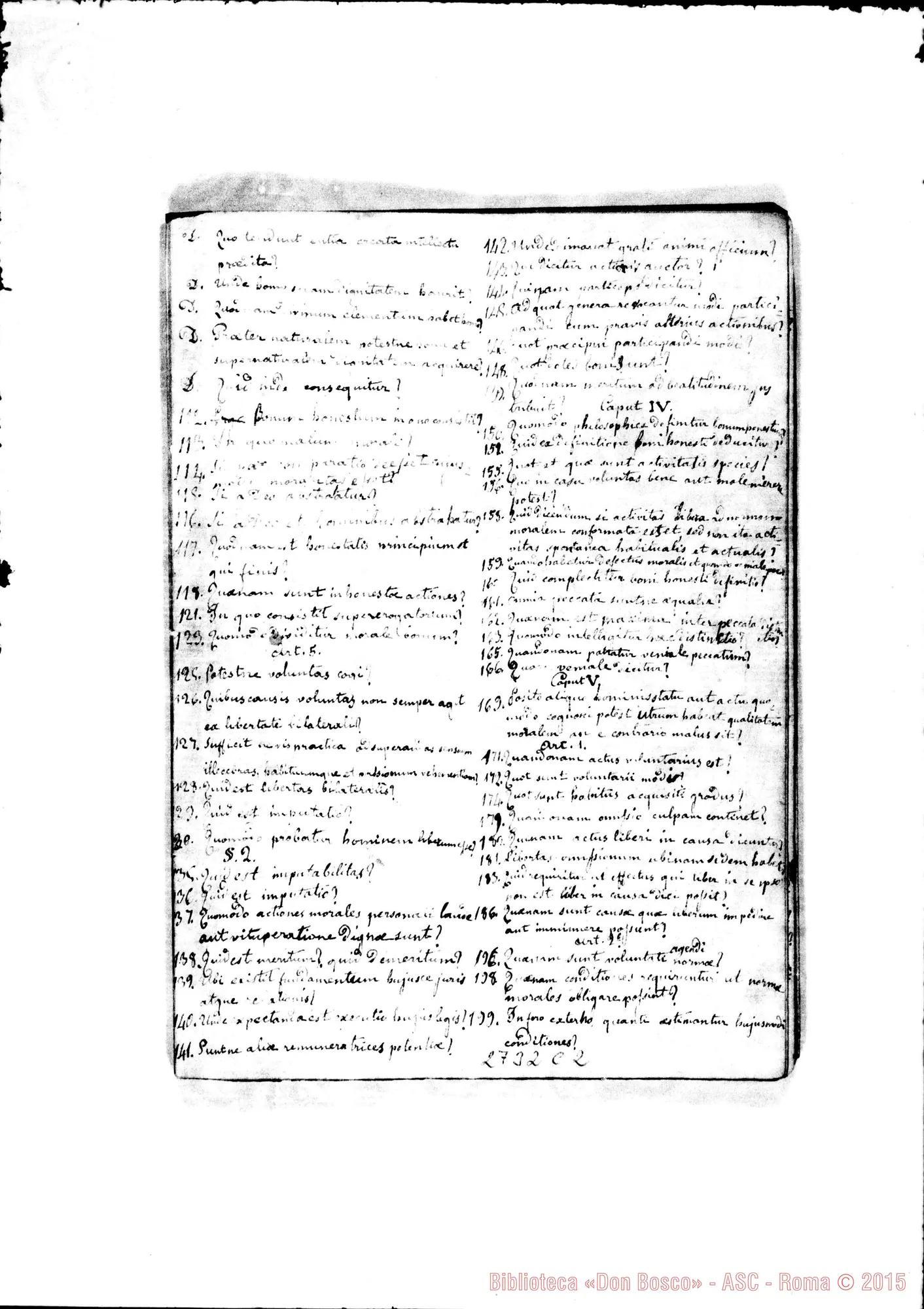 Fotogramma C 2 — Quaderno di Fisica