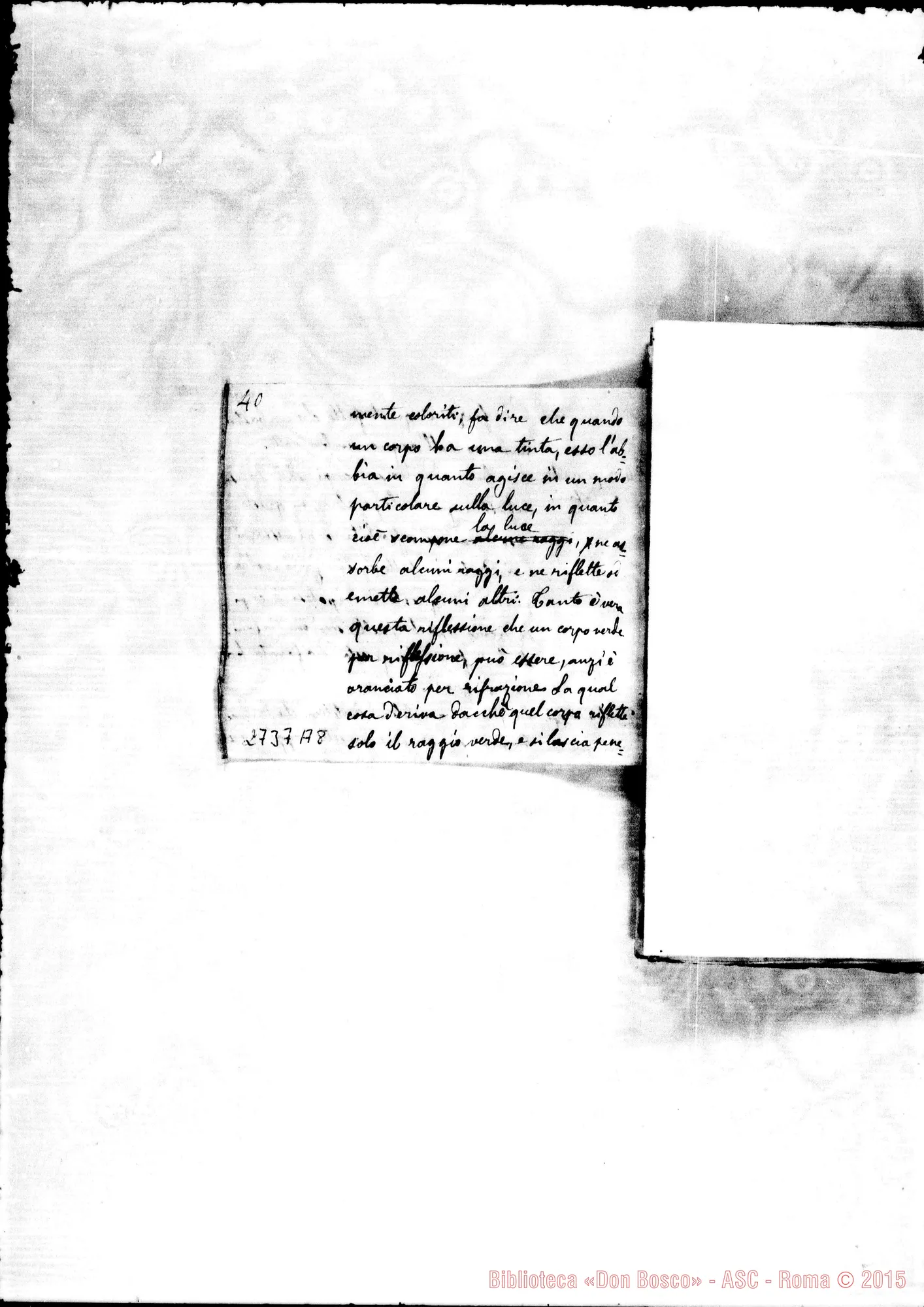 Fotogramma A 8 — Quadernetto: Dimande E risposte di Storia Naturale. Inseriti anche altri argomenti